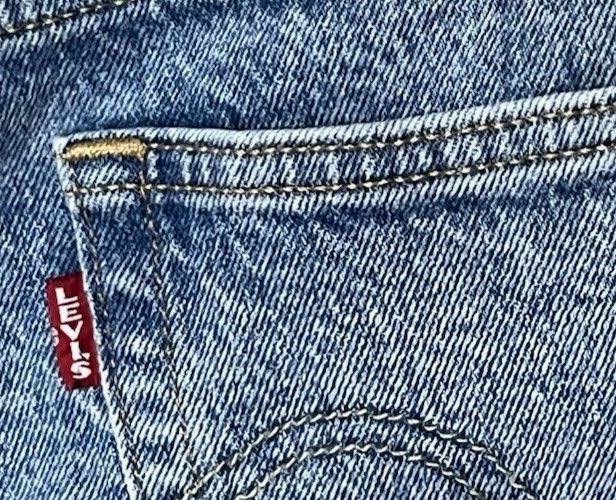 Levi's Levi's Premium 501 Big E Straight Button Fly Stretch Jeans Size US 33 - 7 Thumbnail