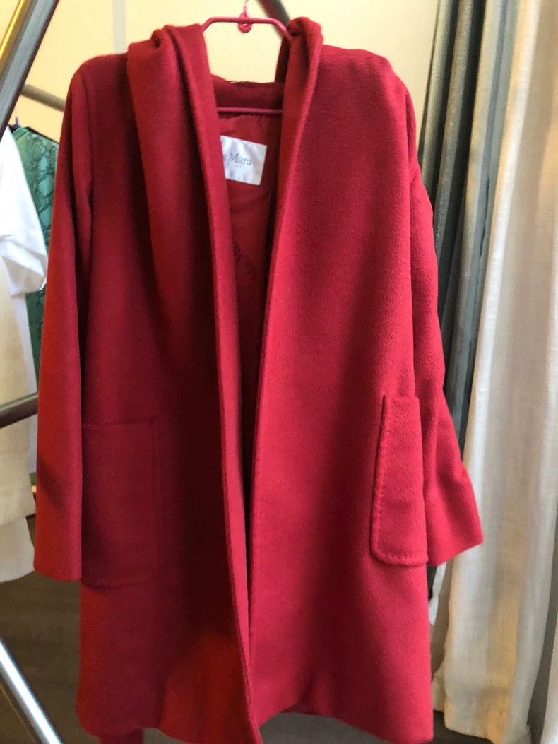 Max Mara Max Mara Bathrobe Coat Red Size S / US 4 / IT 40 - 4 Thumbnail