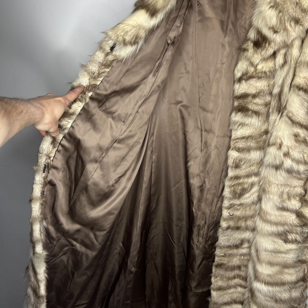 Vintage 90s Vintage Real Rabbit Fur Coat Jacket Heavy Opium Punk Y2K Size US S / EU 44-46 / 1 - 13 Thumbnail