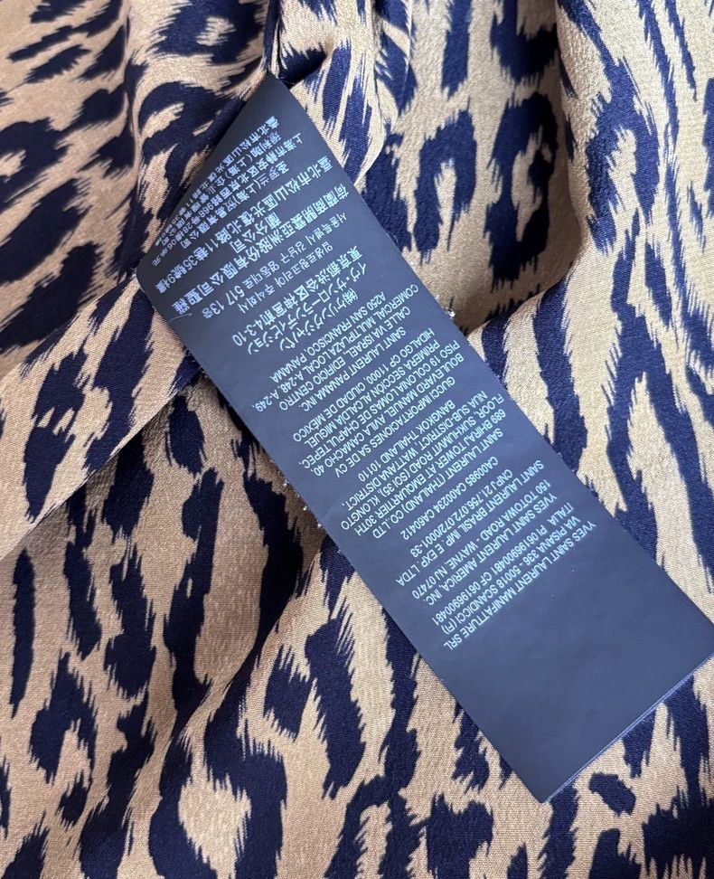 Saint Laurent Paris Saint Laurent Paris size 39 21SS Leopard Shirt Size US M / EU 48-50 / 2 - 4 Thumbnail