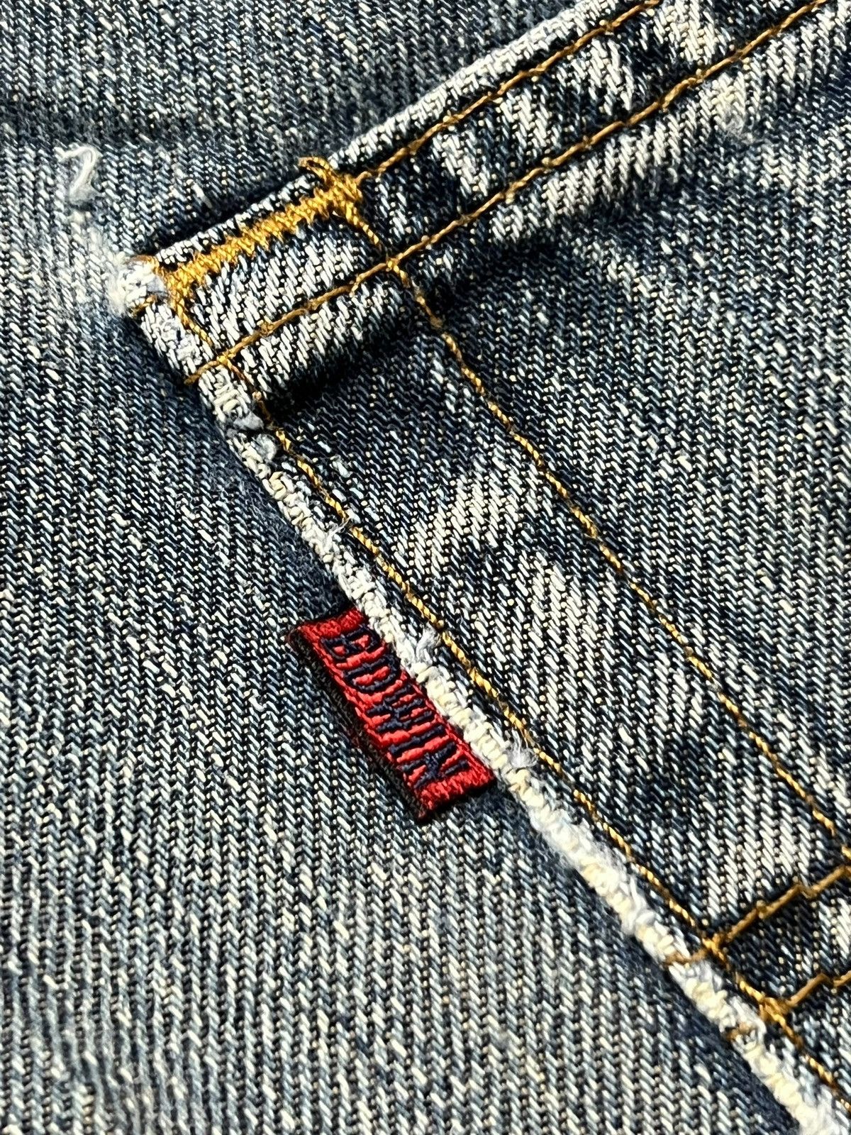 Edwin Vintage Edwin 503z Japan Faded, Distressed, Loose Fit Jeans Size US 33 - 12 Thumbnail