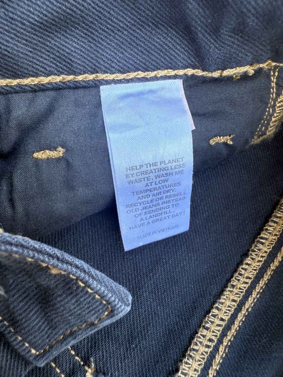 Pacsun Pacsun Denim Jeans Low Rise STRAIGHT Black Gray Size 25 Size 28" / US 6 / IT 42 - 9 Thumbnail