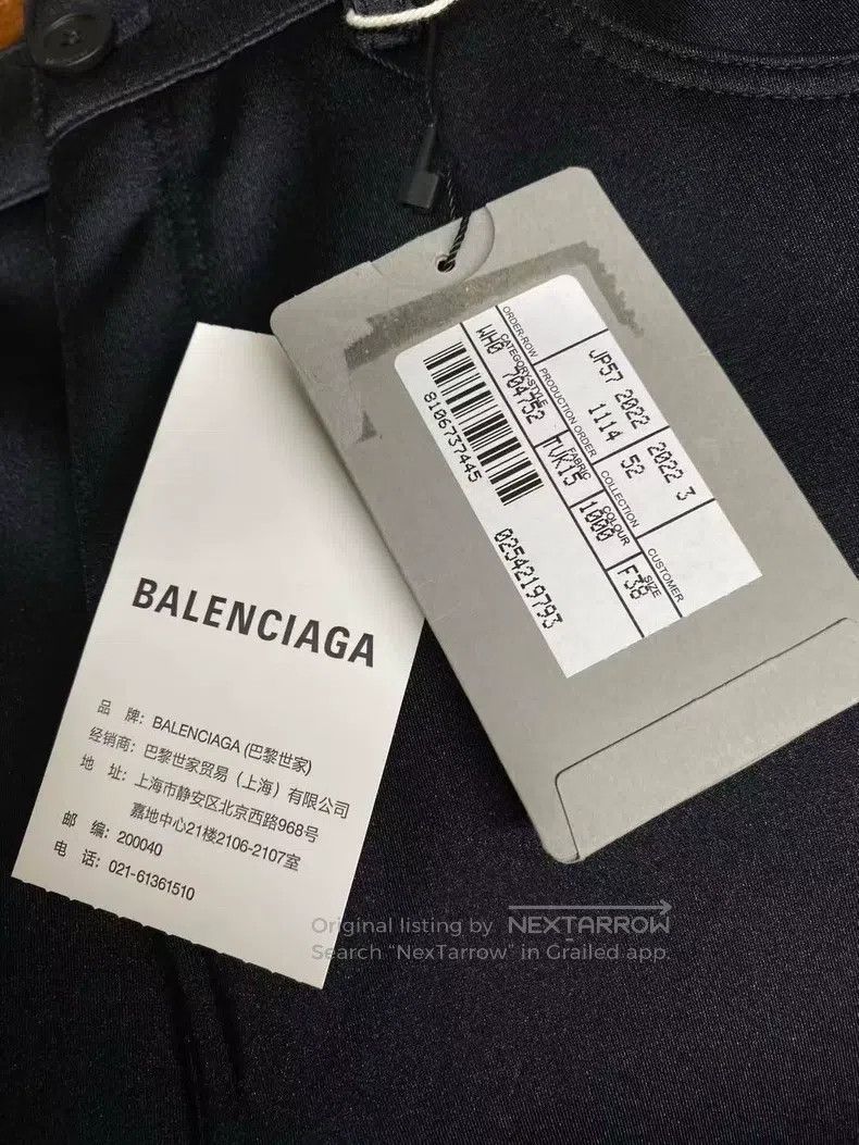 Balenciaga Balenciaga Women's Long Trousers Size 37" - 4 Thumbnail