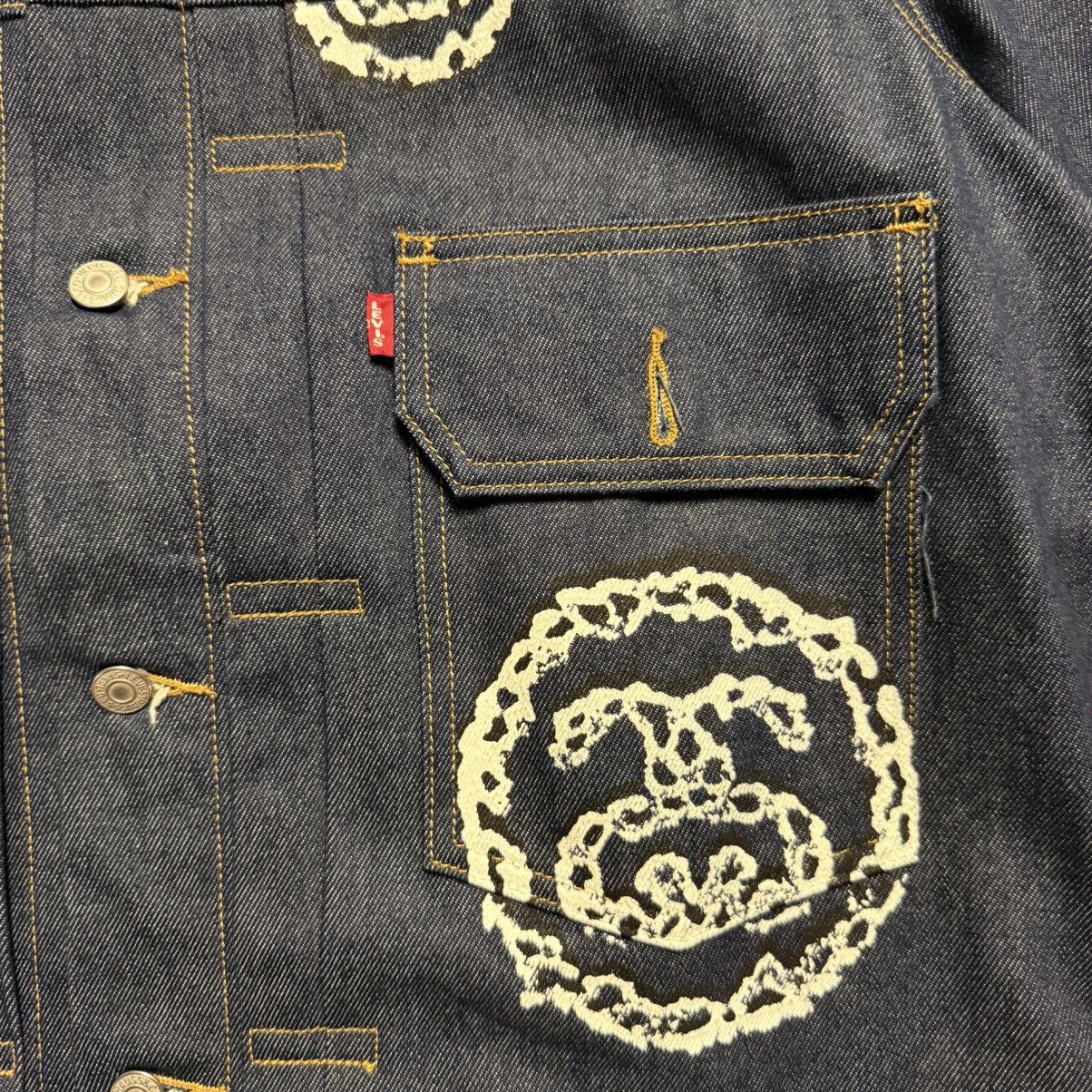 DENIM TEARS × Levi's × Stussy Stussy x Denim Tears Levi’s Type 2 Jacket Raw Size US XXL / EU 58 / 5 - 4 Thumbnail