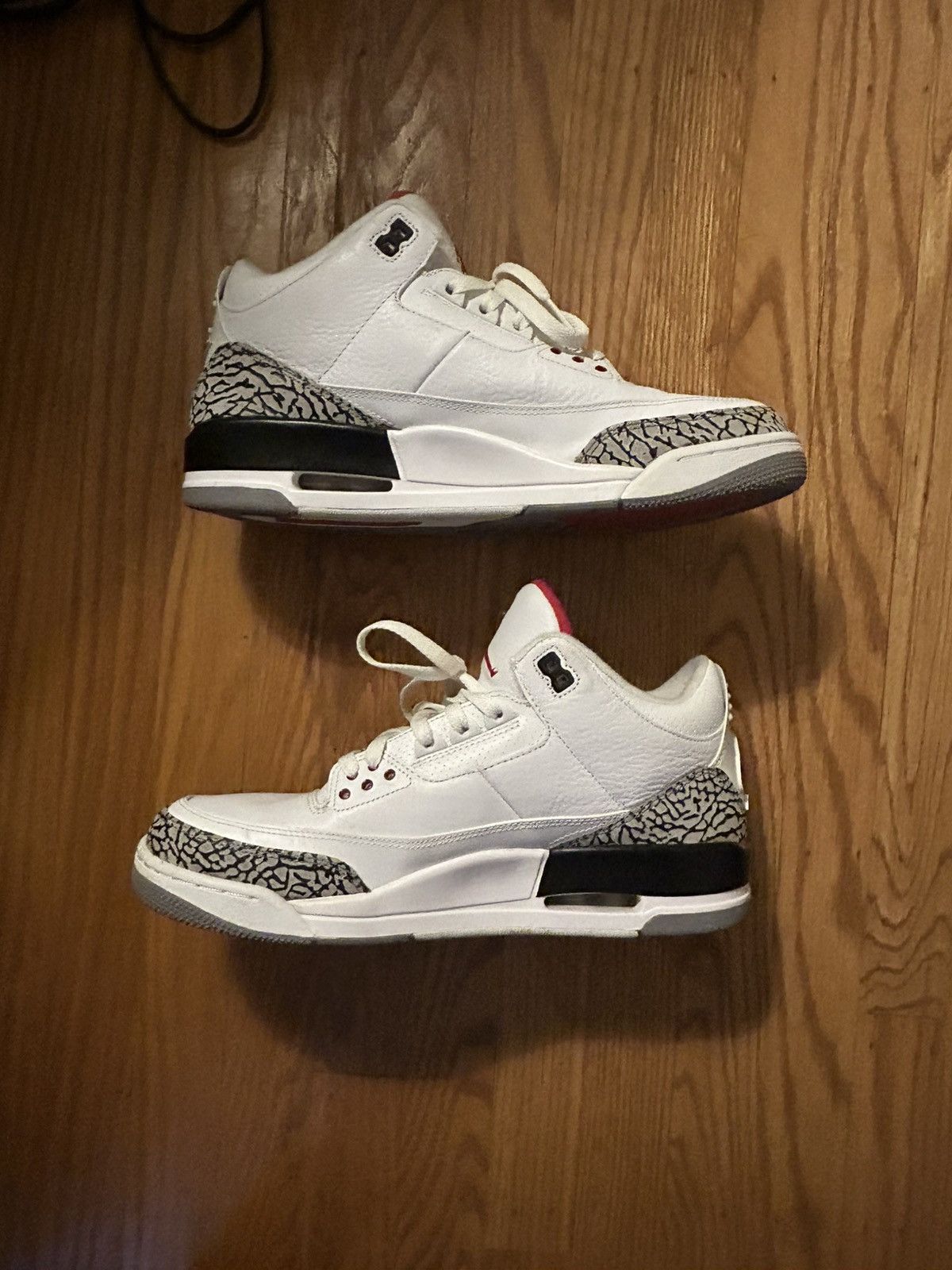 Jordan Brand Air Jordan 3 Retro White Cement 88’ Dunk Contest Size 11 Size US 11 / EU 44 - 2 Thumbnail