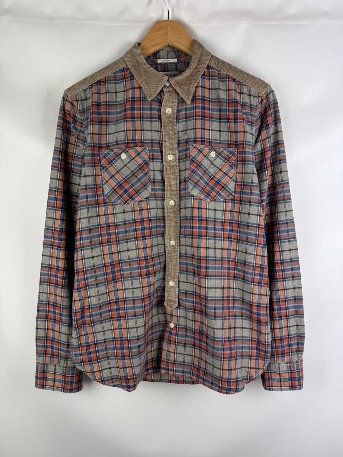 Allsaints Allsaints Hilliard LS Plaid Checked Flannel Button Up Shirt Size US S / EU 44-46 / 1 - 2 Thumbnail
