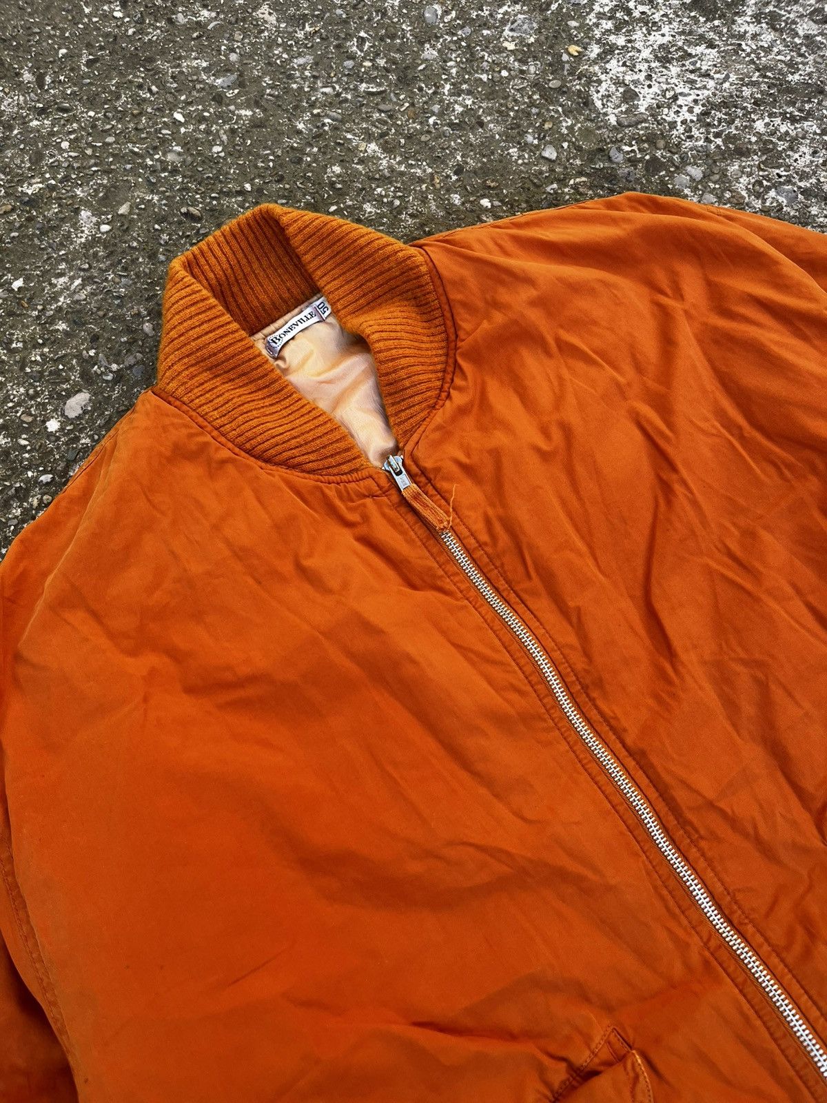 Massimo Osti × Stone Island Very rare 80s Boneville Navy Arctic Bomber Jacket Size US L / EU 52-54 / 3 - 5 Thumbnail