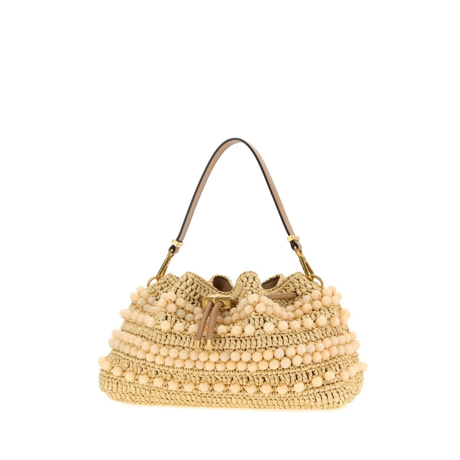 Jimmy Choo JIMMY CHOO Raffia Cinch Medium Top Handle Bag New And Authen Size ONE SIZE - 2 Thumbnail