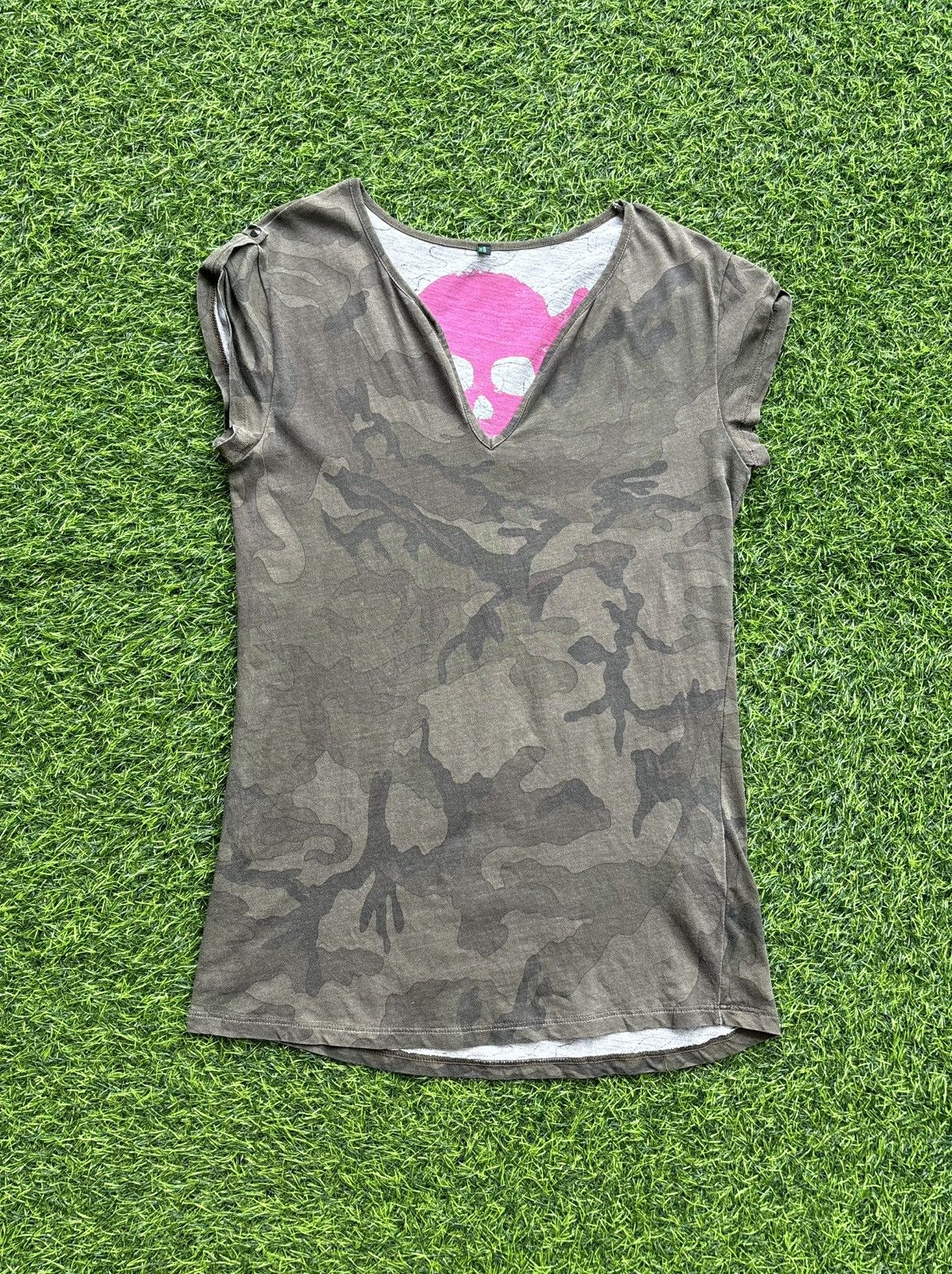 Hysteric Glamour Y2k Stile Benetton Skull Camo Punk Style Women's Size S / US 4 / IT 40 - 1 Thumbnail