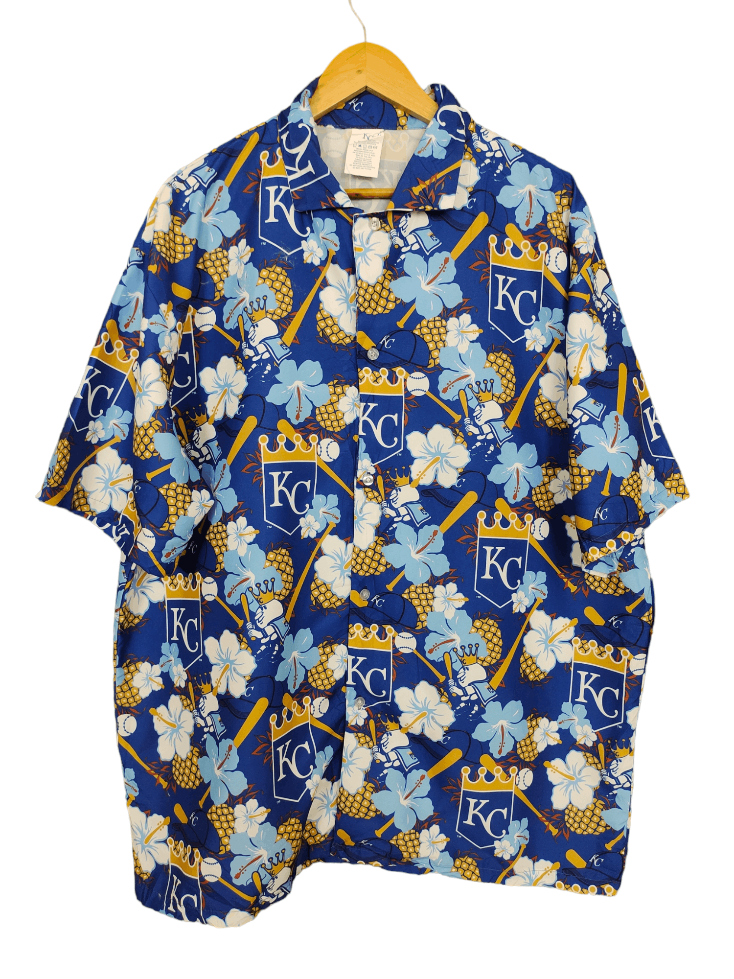 Vintage Kansas City Royals Mlb Team Hawaiian Shirt