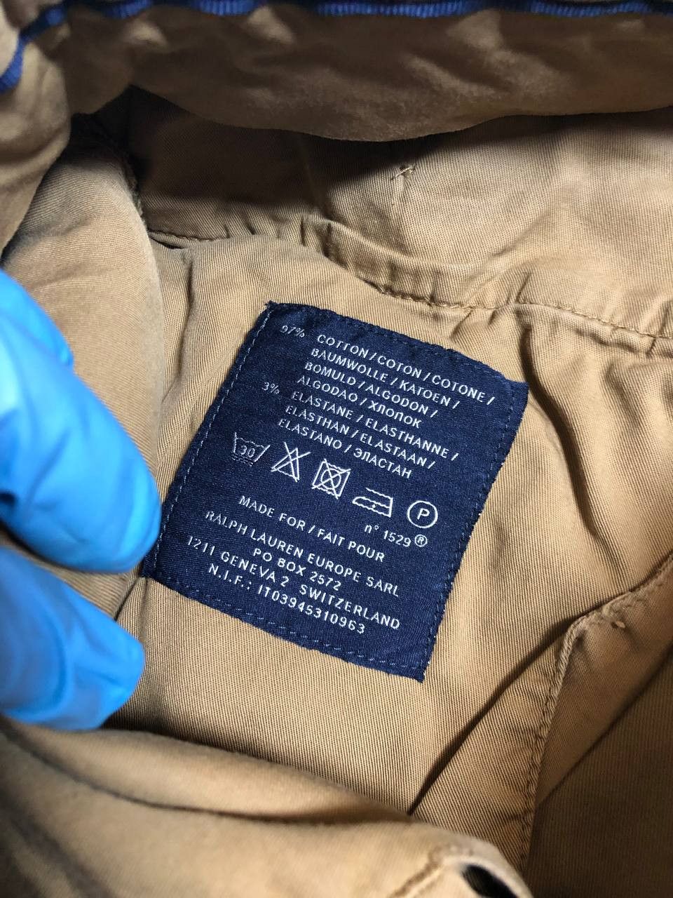 Polo Ralph Lauren Polo Ralph Lauren Mens Chino Trousers Slim Straight Beige Size US 31 - 11 Thumbnail