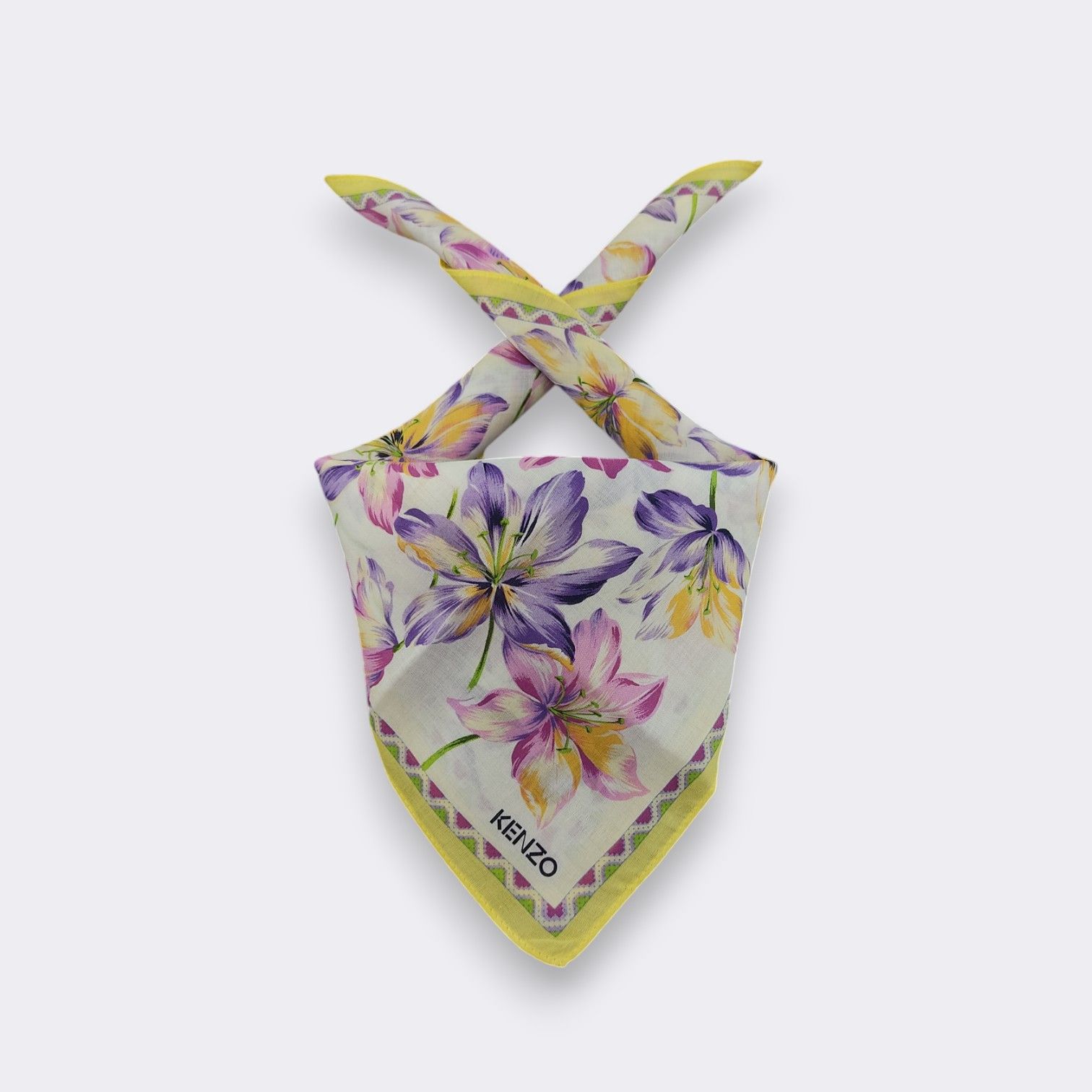 Kenzo Vintage Kenzo Handkerchief Neckerchief Bandana H146E Size ONE SIZE - 1 Thumbnail