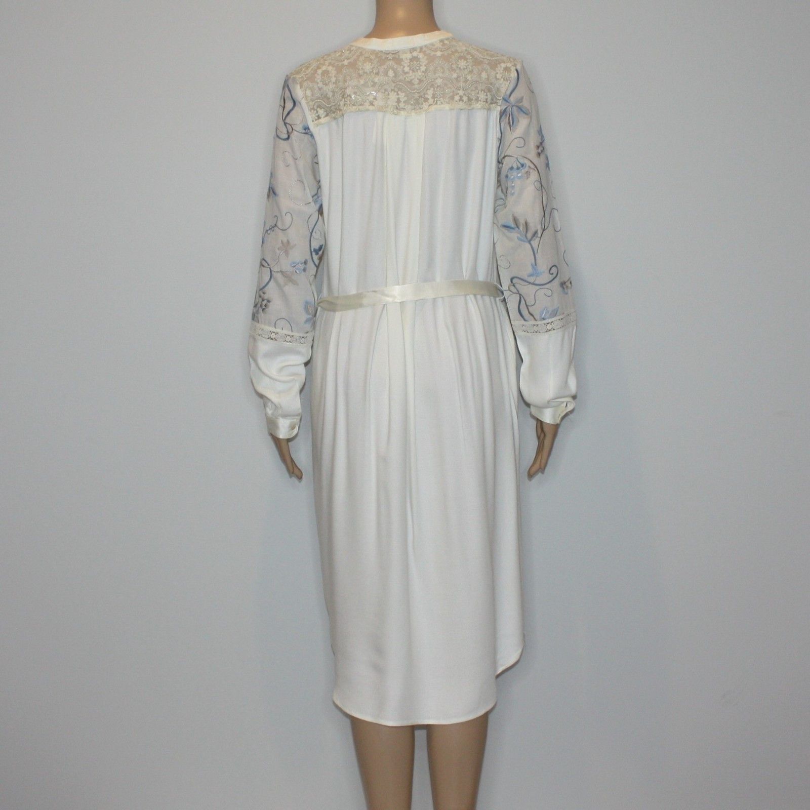 Anthropologie Tiny Amarante Embroidered Shirtdress Dress size M NWT $148 Size M / US 6-8 / IT 42-44 - 10 Thumbnail
