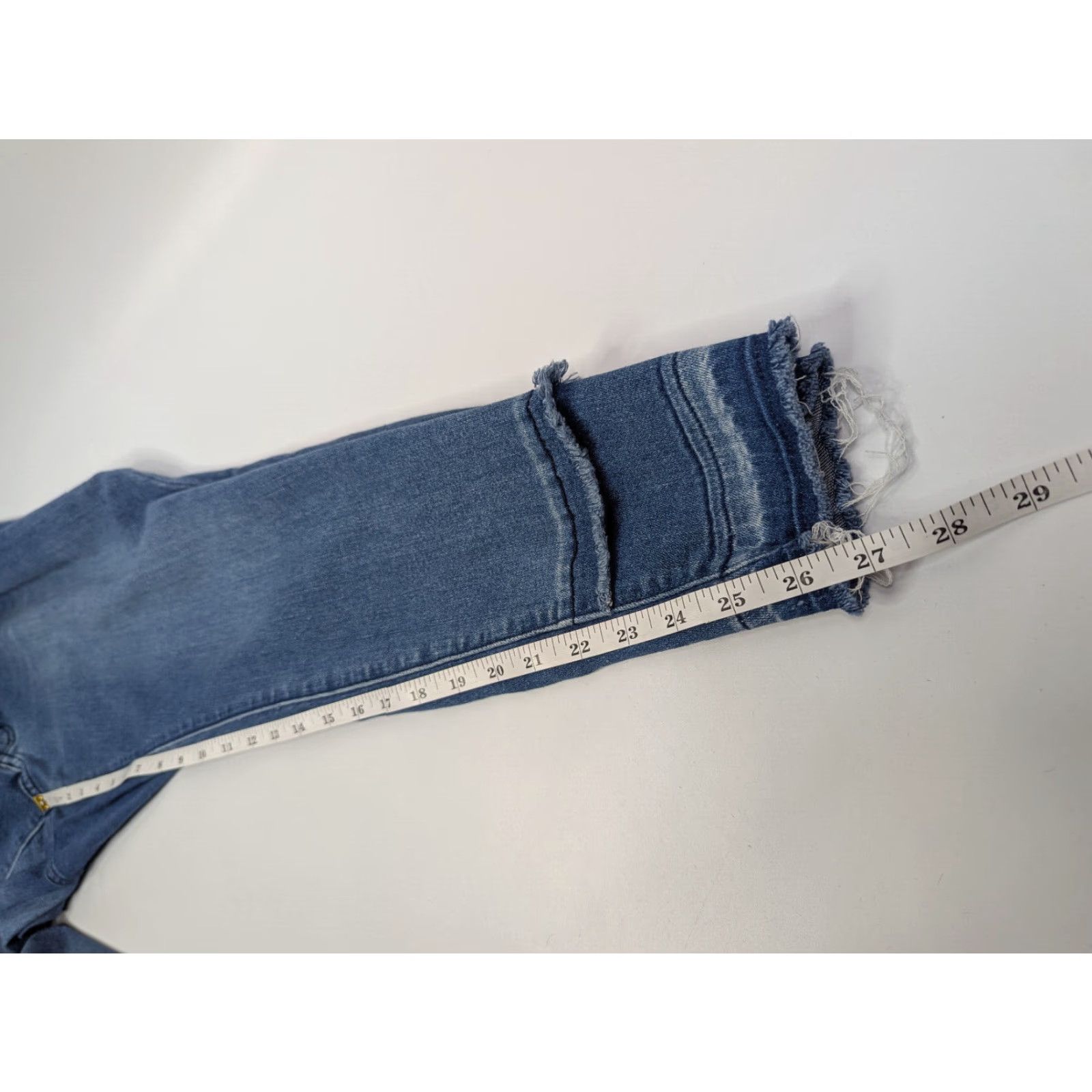 Vintage Lane Bryant Jeans Signature Fit Mid-Rise Skinny Size 18 Blue Cotton Blend Denim 5-Pocket Design City Womens Size 40" / US 18 - 5 Thumbnail