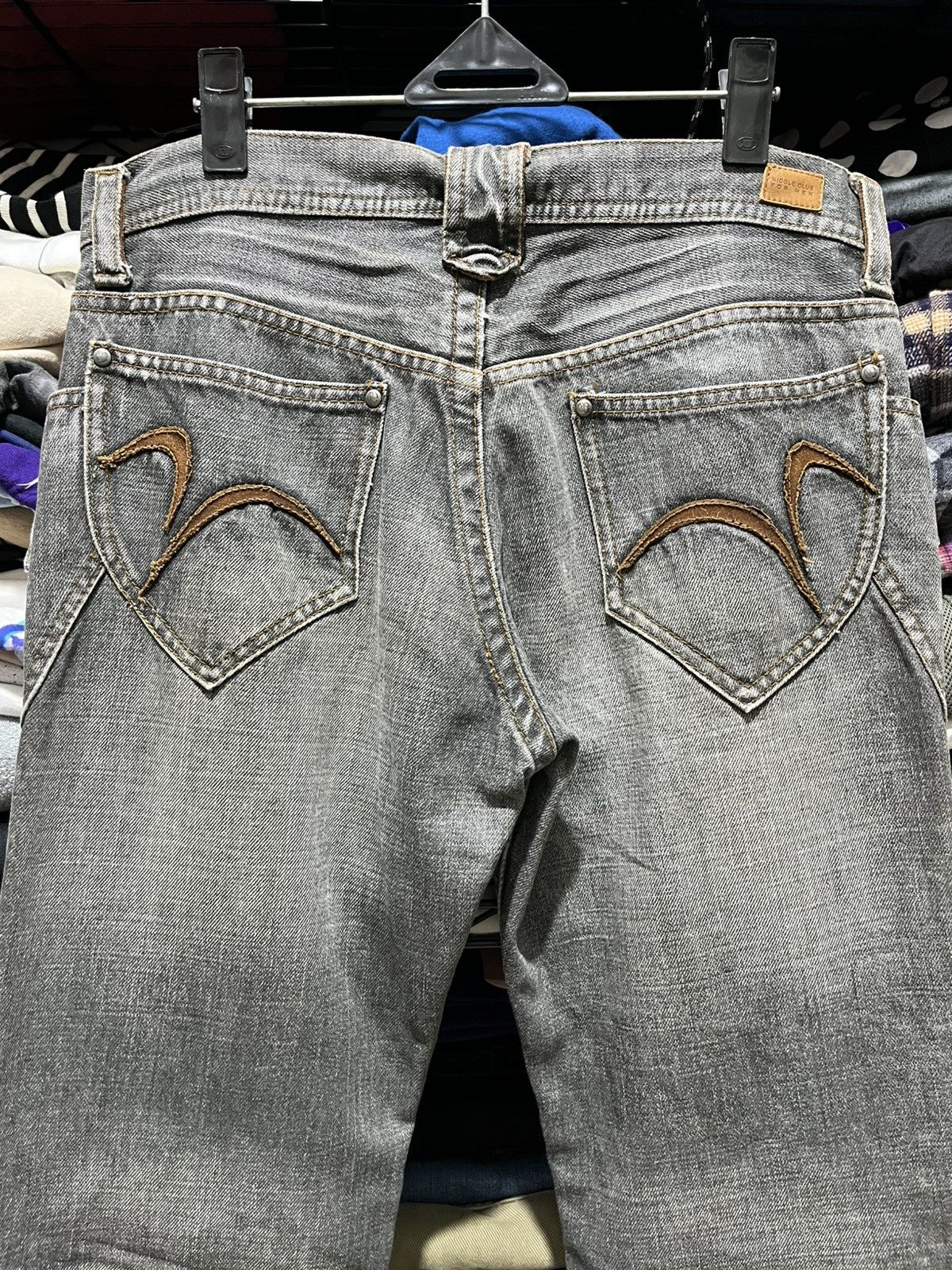 If Six Was Nine 2000's Japanese Brand Nicole Club For Men Jeans Size US 31 - 8 Thumbnail