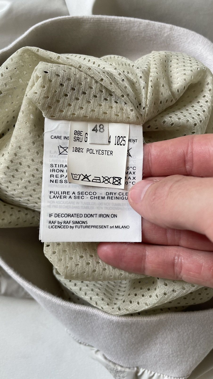 Raf Simons Mid 2000s Sample Nylon Bomber Jacket Size US M / EU 48-50 / 2 - 10 Thumbnail