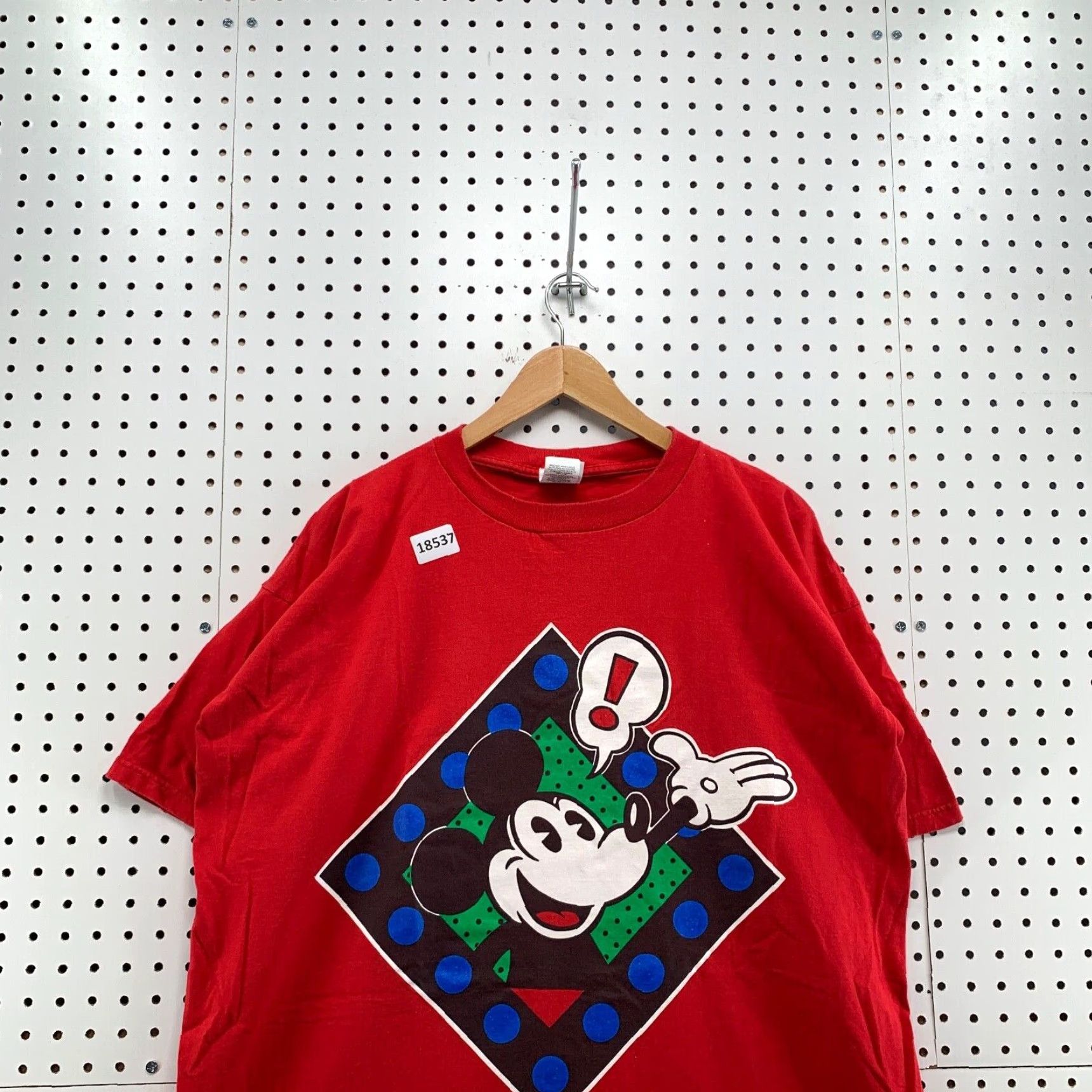 Mickey & Co. VINTAGE Mickey & Co Disney Shirt Womens Sleepwear One Size Red Short Sleeve Size ONE SIZE - 2 Thumbnail