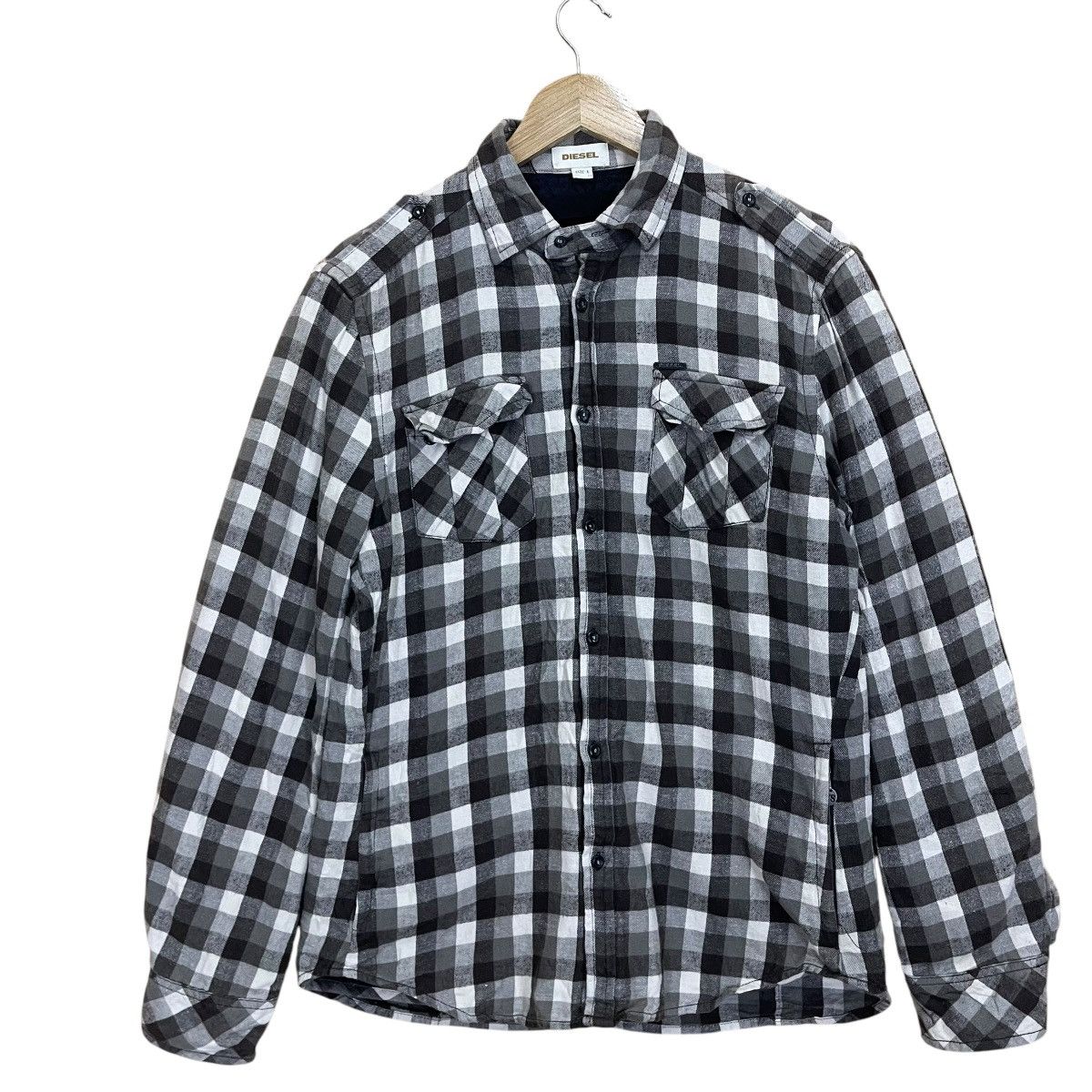 Diesel DIESEL CHECKED BUTTON JACKET Size US M / EU 48-50 / 2 - 1 Thumbnail