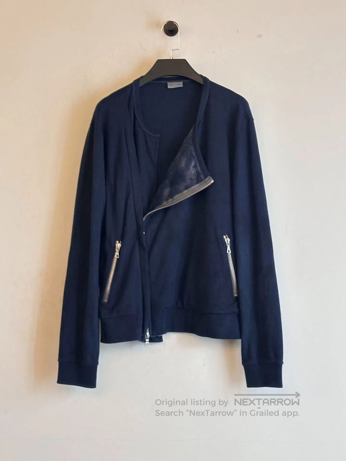 Dries Van Noten Dries Van Noten Blue Velvet Bomber Jacket. Size US M / EU 48-50 / 2 - 1 Thumbnail
