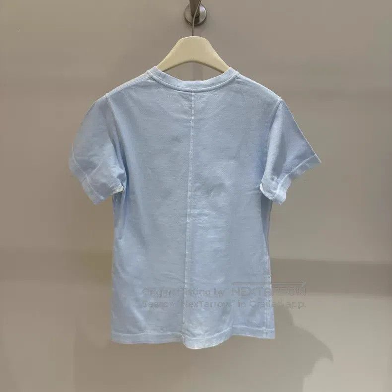 Louis Vuitton Louis Vuitton Blue chain logo printed short sleeves Size XS / US 0-2 / IT 36-38 - 4 Thumbnail