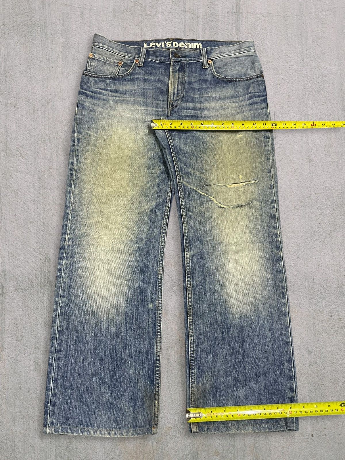 Levi's Vintage Levi’s 502 Zipped Pocket Baggy Fit Distressed Jeans Size US 34 / EU 50 - 13 Thumbnail