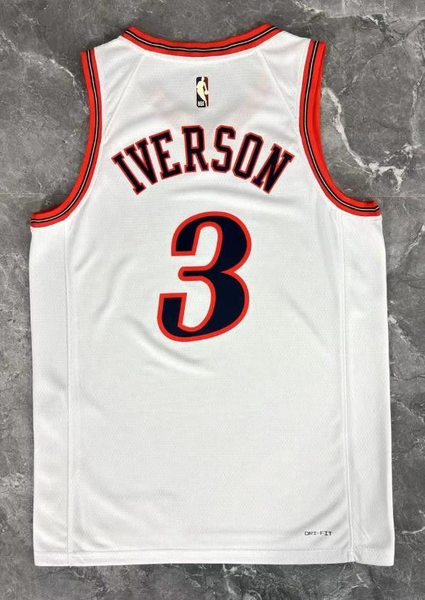 NBA 76ers 3 Allen Iverson Jersey 2026 Vintage Size US M / EU 48-50 / 2 - 2 Thumbnail