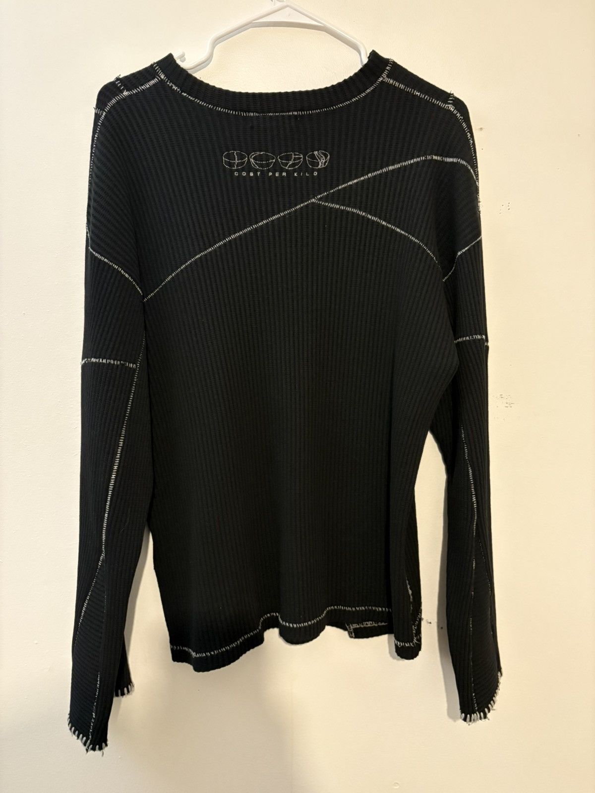 Japanese Brand Cost Per Kilo Black Sweater Size US M / EU 48-50 / 2 - 2 Thumbnail