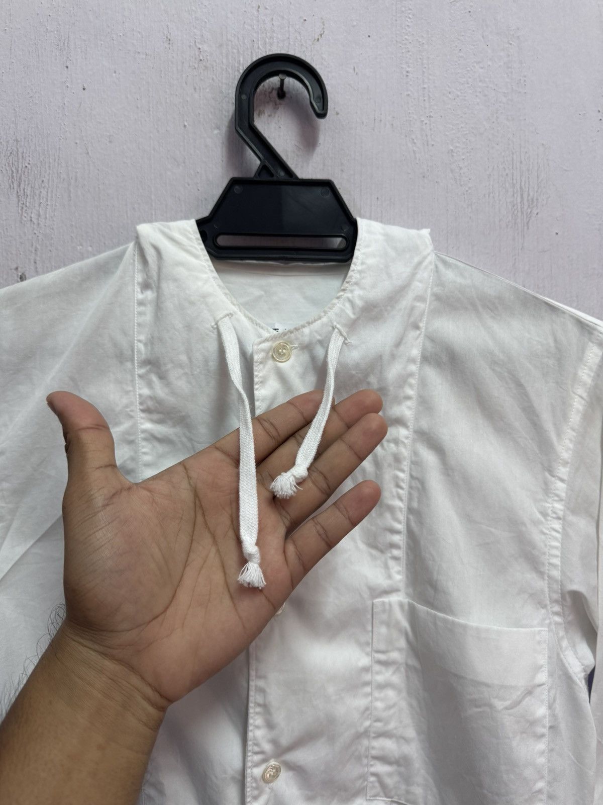 Comme des Garcons COMME des GARCONS Cotton Hooded Long Shirt Size S Size US S / EU 44-46 / 1 - 5 Thumbnail
