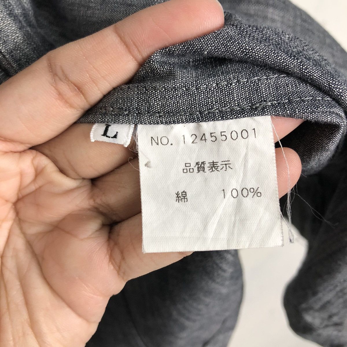 Tete Homme 📌Vintage Chore Worker Jacket Tete Homme Rich Grey Size US L / EU 52-54 / 3 - 19 Thumbnail