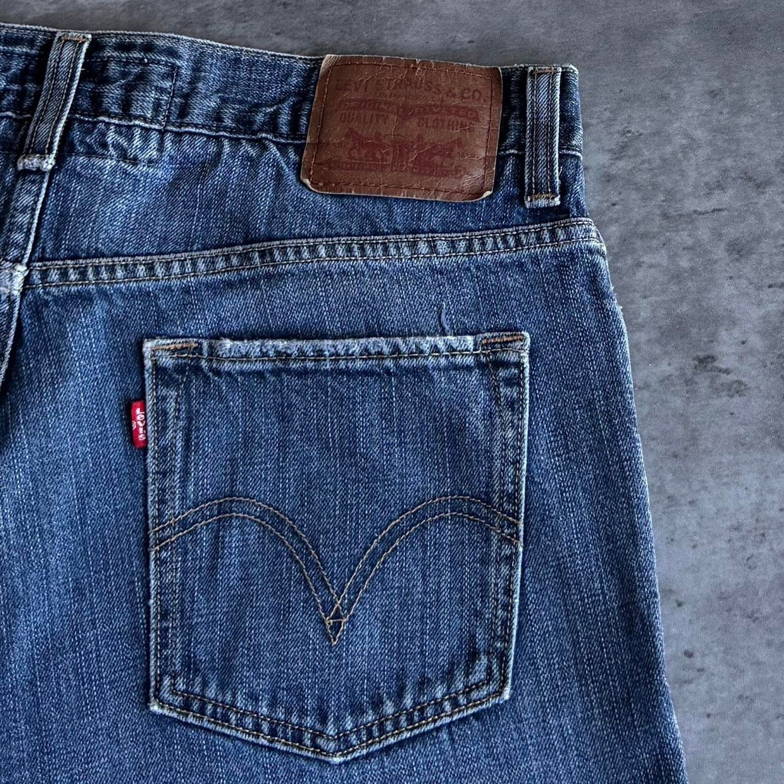 Levi's × Levi's Vintage Clothing × Vintage Vintage Y2K Levi’s Style Grunge Opium Essential Denim Jeans Size US 34 / EU 50 - 3 Thumbnail