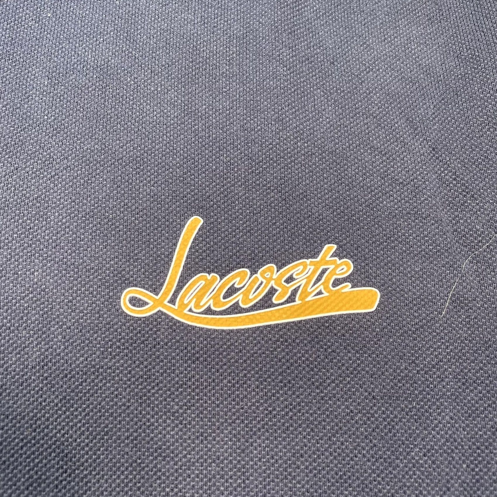 Lacoste Lacoste Polo Shirt Mens 4XL Blue Slim Fit Script Logo Cotton Made Peru Size US XXL / EU 58 / 5 - 2 Thumbnail