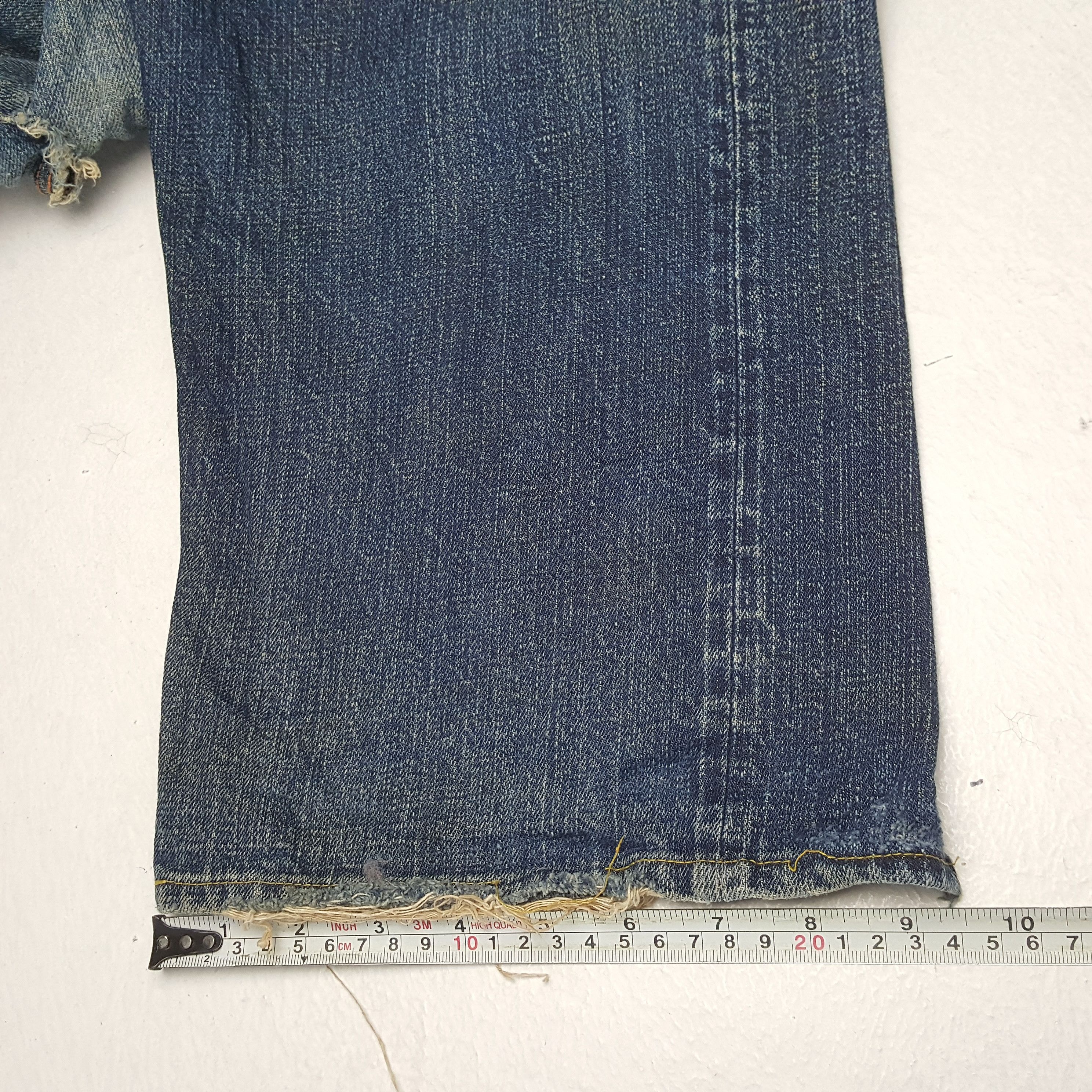 The Real McCoy's × Vintage MC COYS Japanese Streetwear Style Distressed Jeans Size US 35 - 11 Thumbnail
