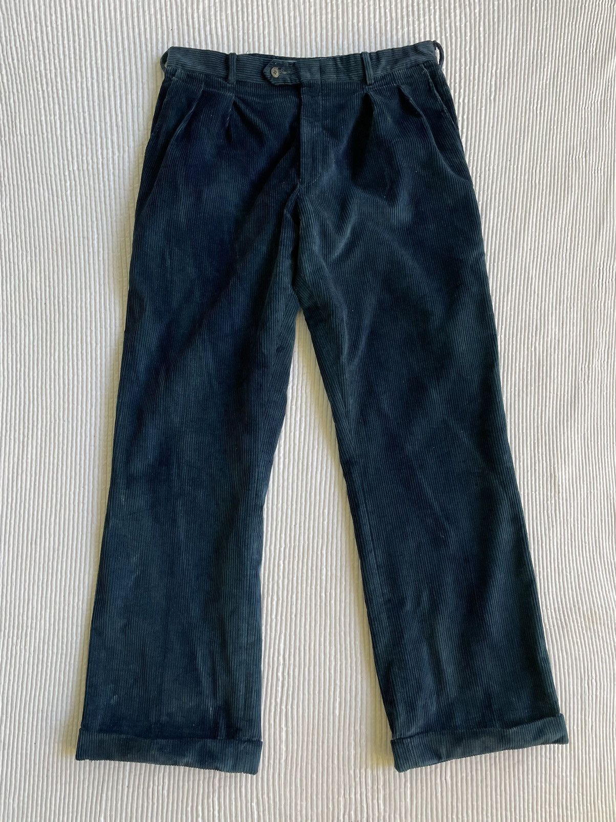 Handmade Beautiful Royal Blue Hand Indigo Cords Size US 32 / EU 48 - 1 Thumbnail