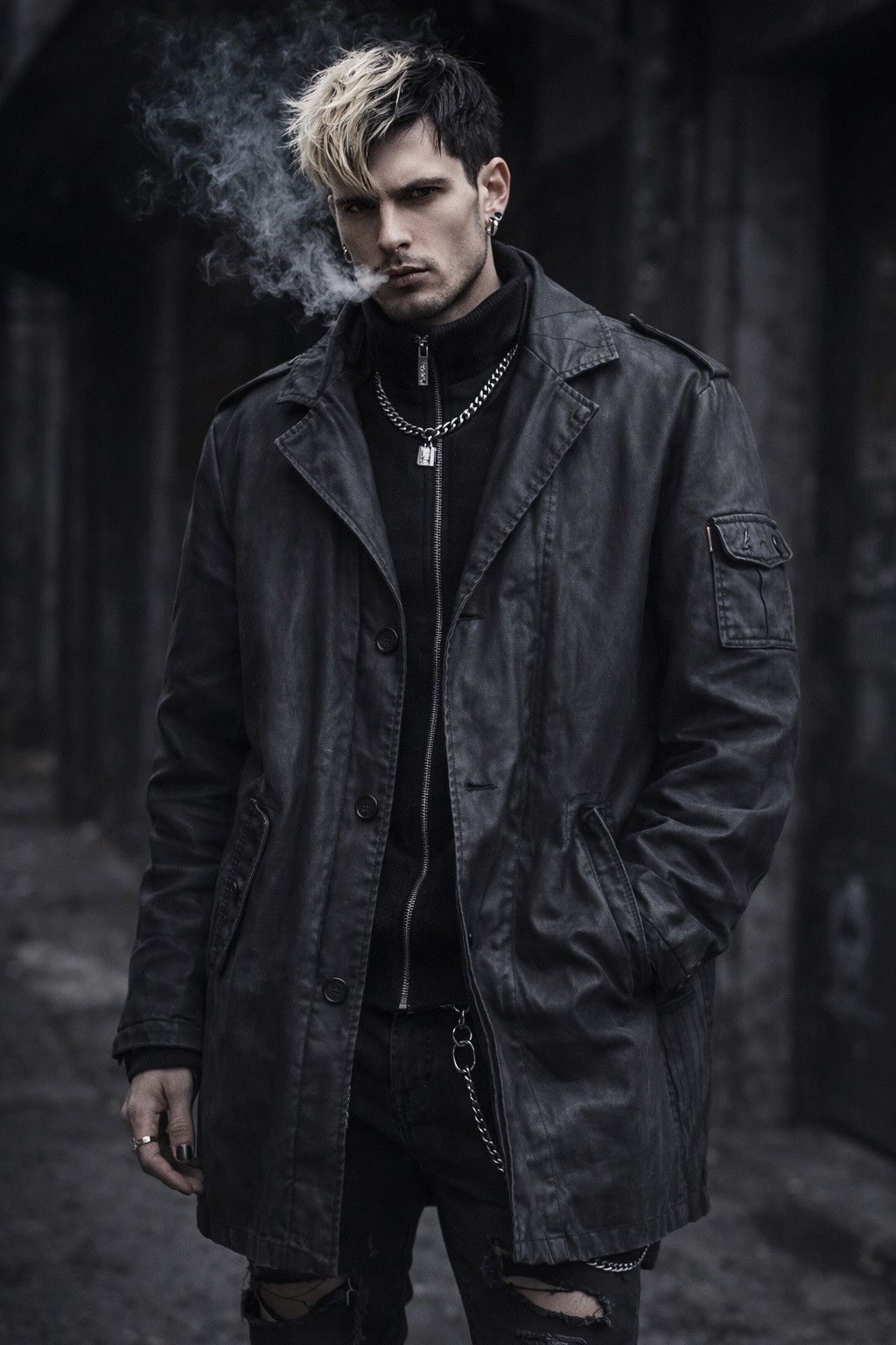 Jack & Jones Jack & Jones Layered Jacket with Hoodie Effect – Size M Size US M / EU 48-50 / 2 - 1 Thumbnail