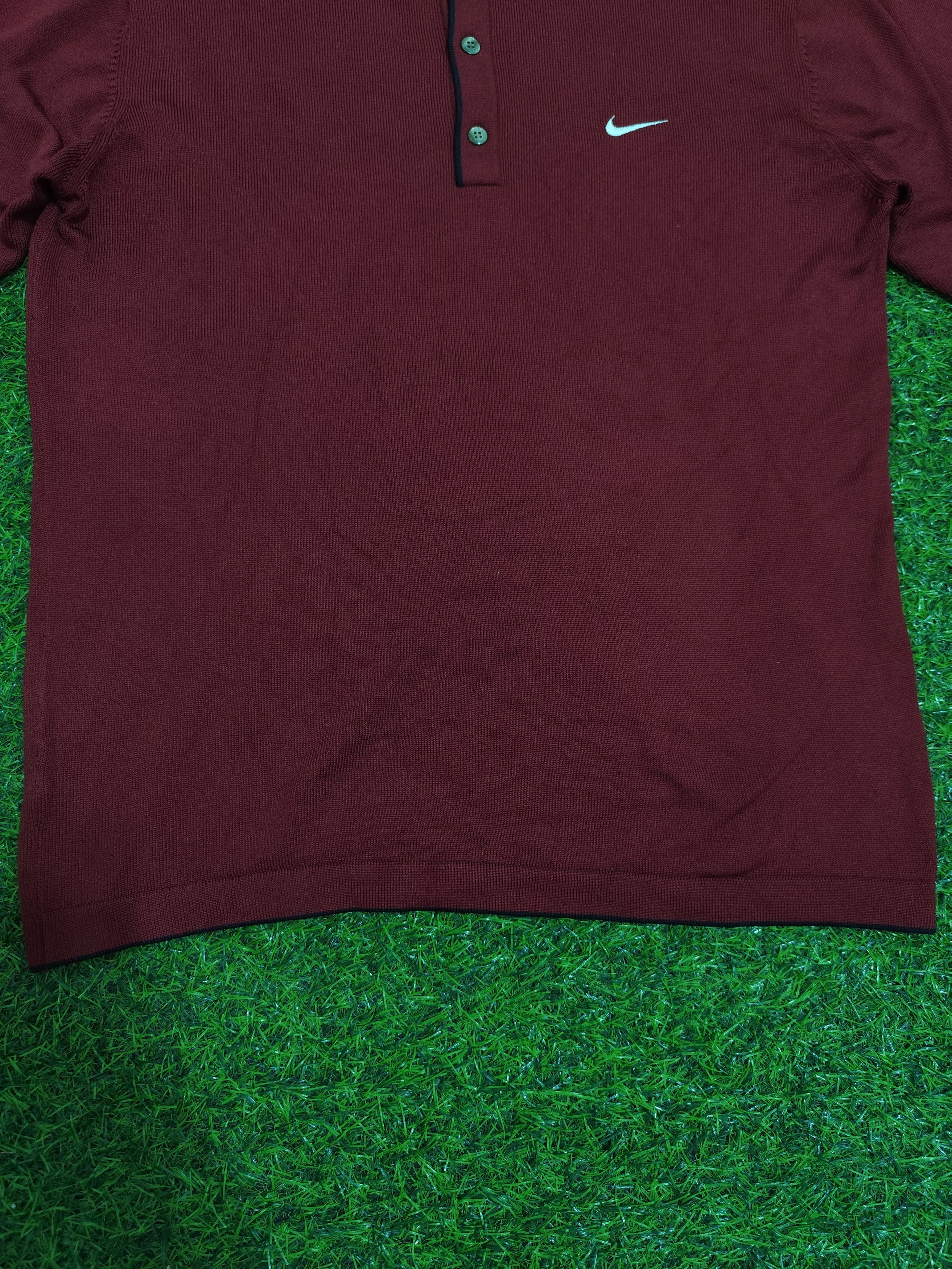 Nike Maroon Nike Tiger Woods Polo Shirt knitted Size US S / EU 44-46 / 1 - 5 Thumbnail