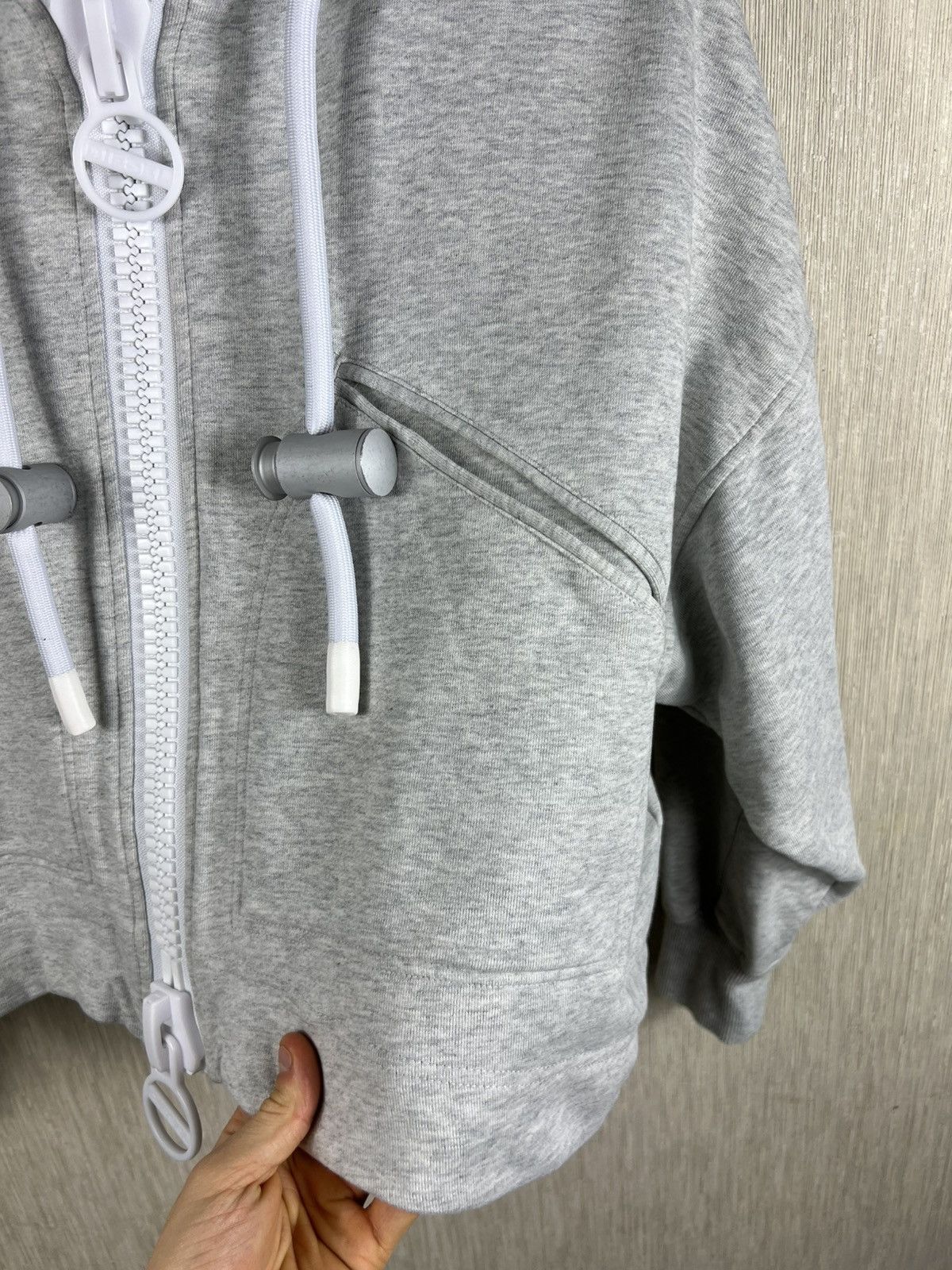 Diesel Diesel F-Croppy-Zip cropped big zip hoodie undersized zipper Size XS / US 0-2 / IT 36-38 - 11 Thumbnail