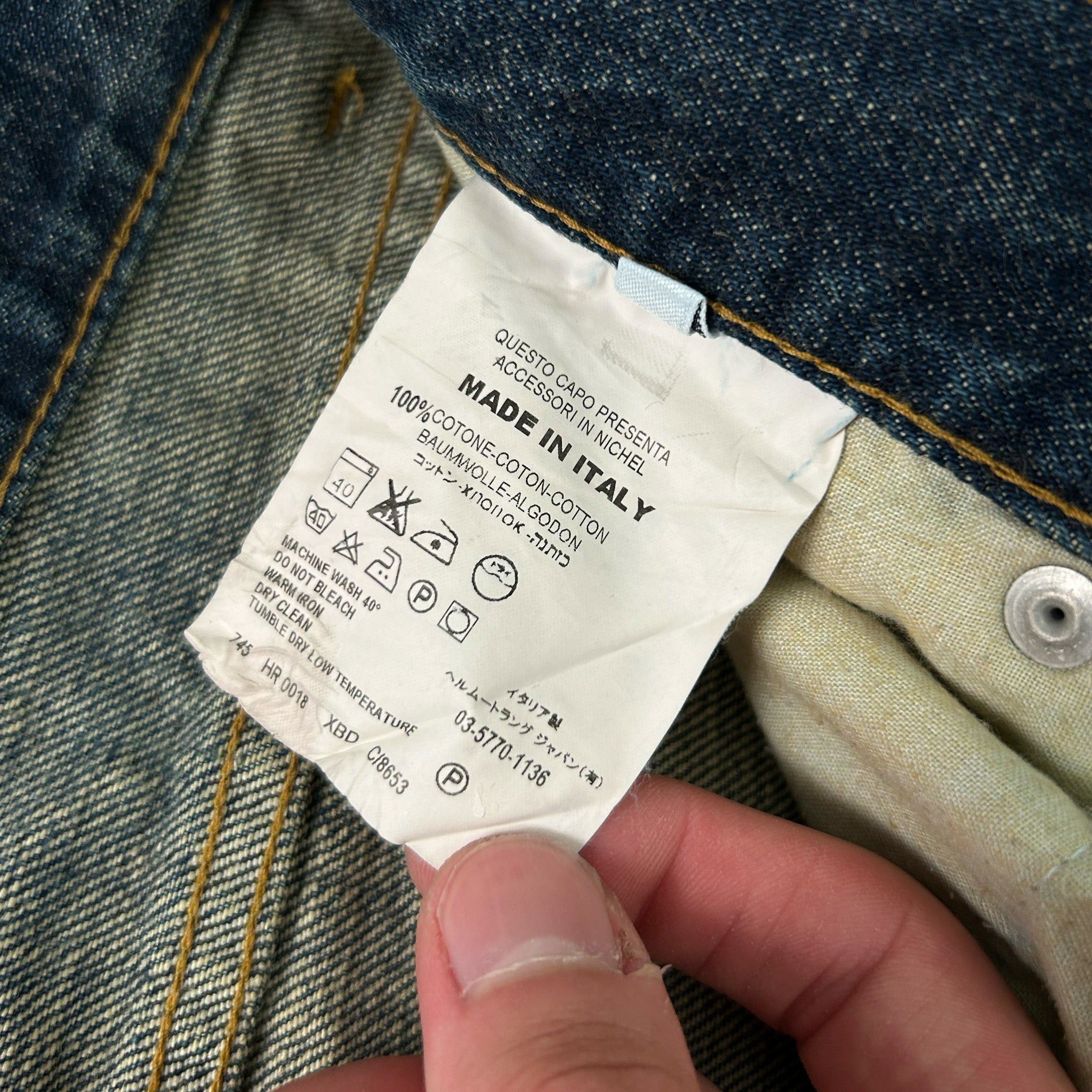 Helmut Lang Helmut Lang 2000's Distressed Denim Jeans Size US 29 - 6 Thumbnail