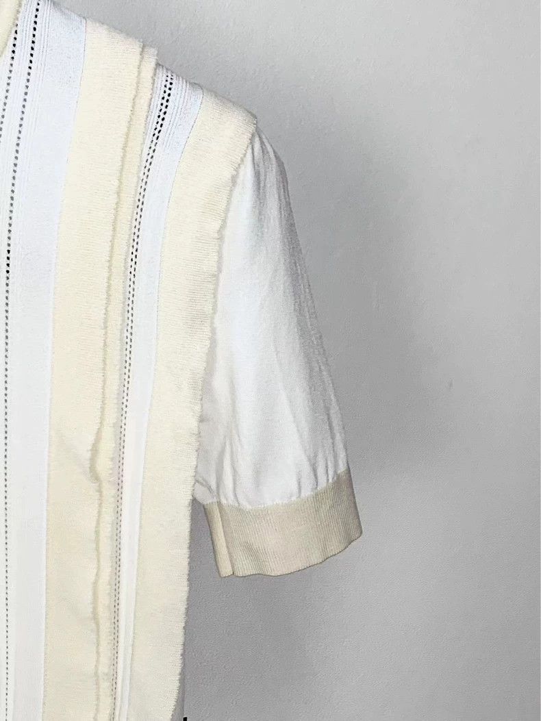 Louis Vuitton Louis Vuitton Pure white wavy high-waist short sleeves 2501 Size S / US 4 / IT 40 - 3 Thumbnail