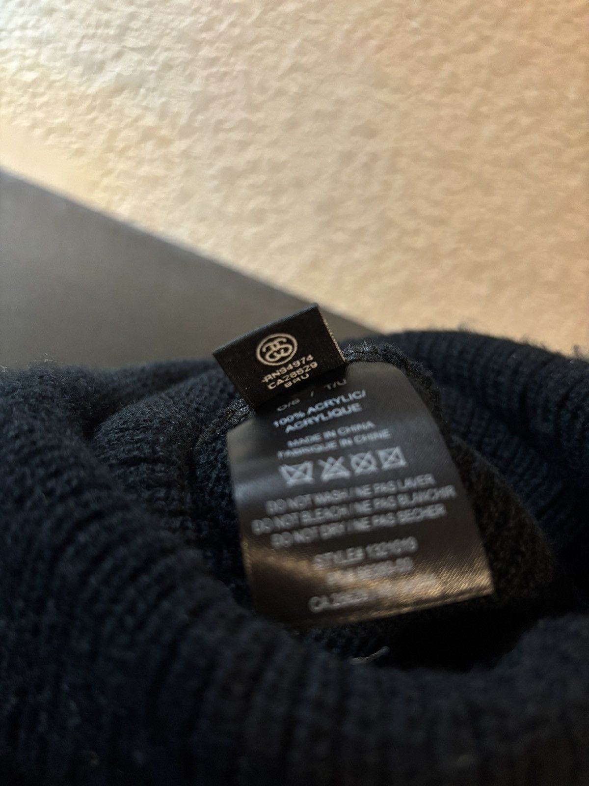 Stussy Stussy Basic Logo Beanie Black Size ONE SIZE - 4 Thumbnail
