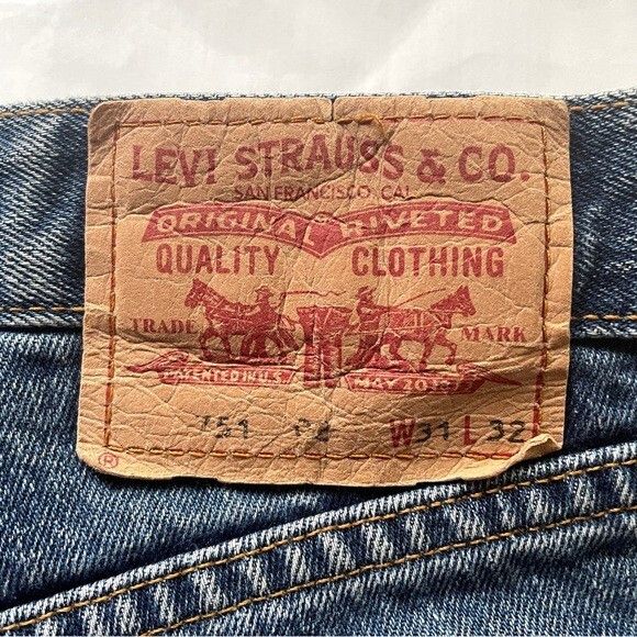 Levi's Vintage Levi’s 751 Denim Jean Cutoff Shorts - 31" Size 31" - 4 Thumbnail