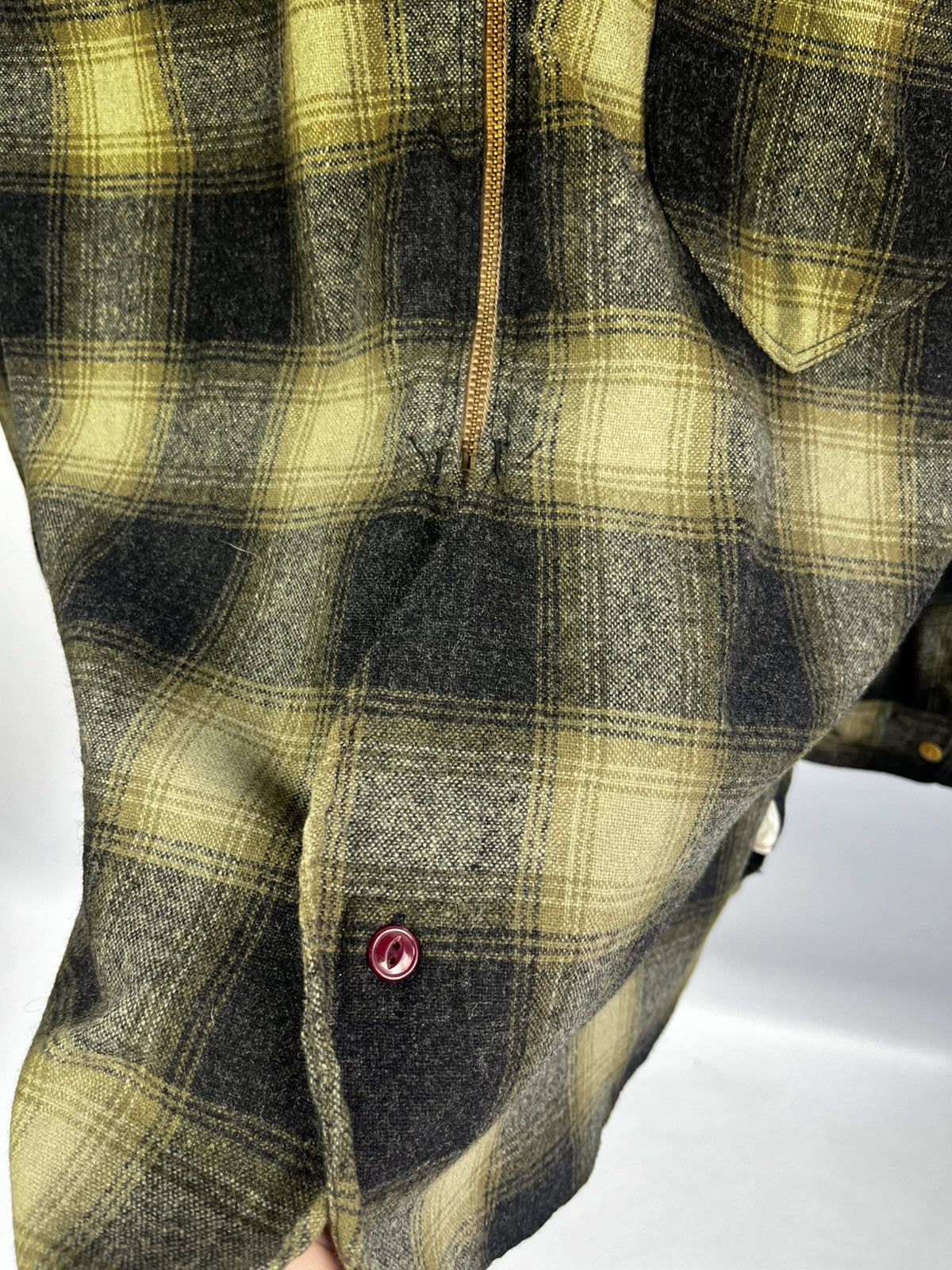 ANACHRONORM ANACHRONORM flannel leather shirt size m made japan Size US M / EU 48-50 / 2 - 6 Thumbnail