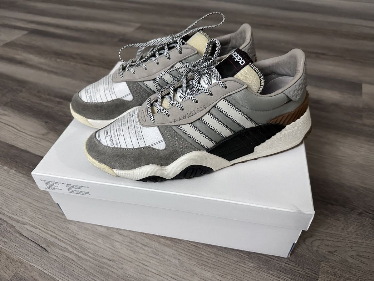 image of Adidas x Alexander Wang Aw Turnout Trainers Shoes in Grey, Men's (Size 11.5)
