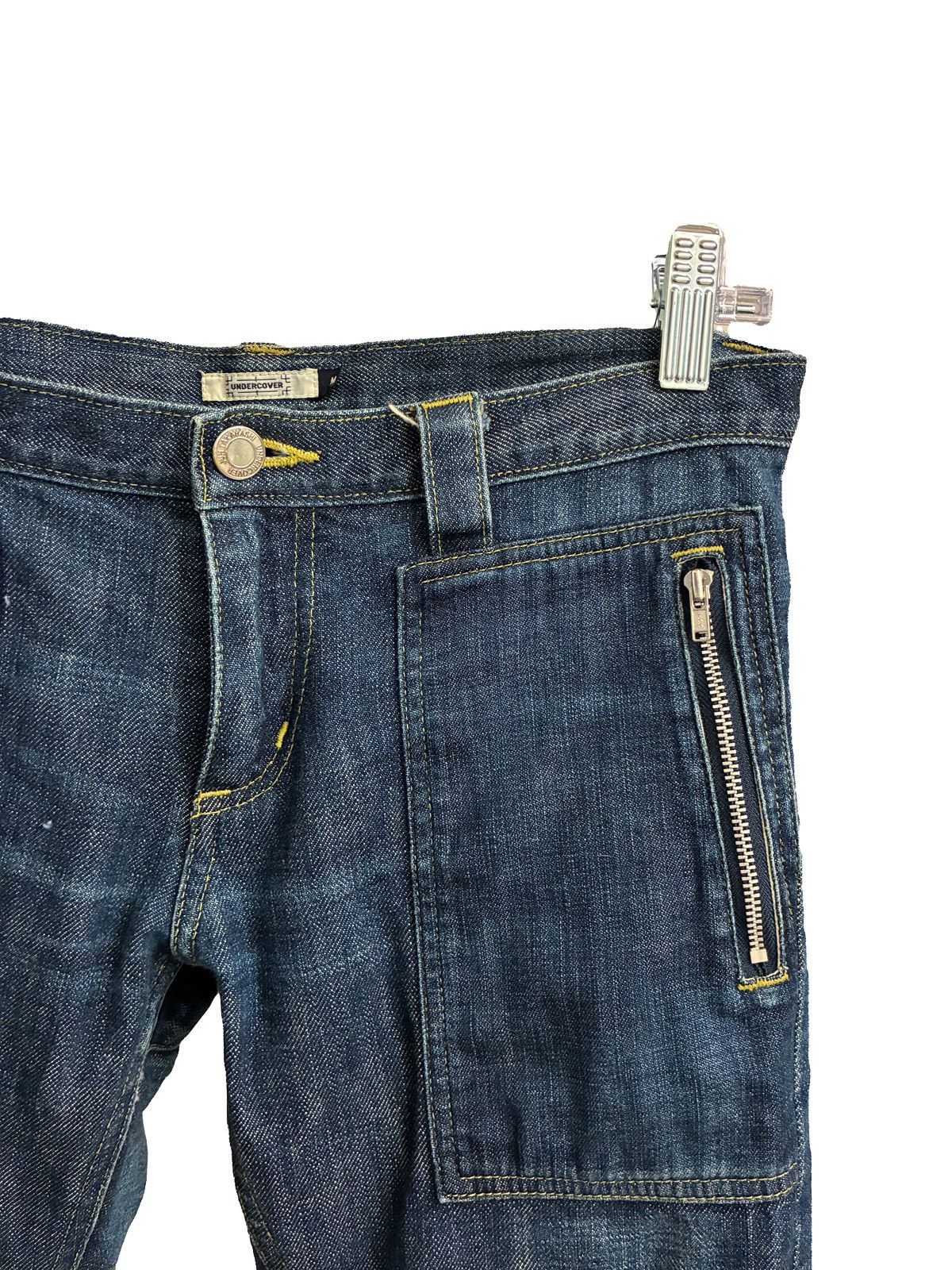 Undercover 2001 D.A.V.F. undercover paneled denim Size US 28 / EU 44 - 3 Thumbnail