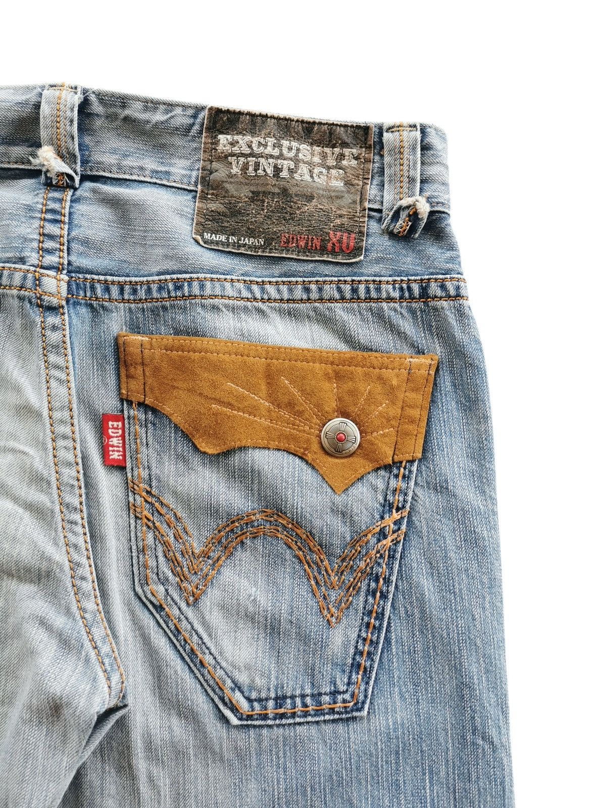 Edwin Vintage Edwin Distressed Denim Jeans ▫️ Size 34x34 Size US 34 / EU 50 - 10 Thumbnail