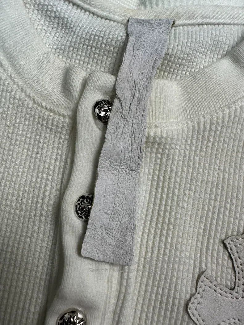 Chrome Hearts CHROME HEARTS Size M White cross skin Waffle Henry collar l Size US M / EU 48-50 / 2 - 5 Thumbnail