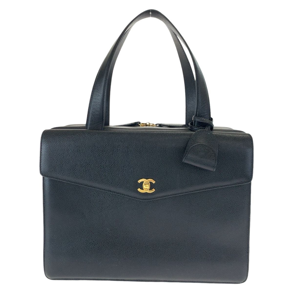 Chanel Chanel Chanel Vintage Caviar Skin Coco Mark Business Bag Leather Handbag in Great Condition Size ONE SIZE - 1 Thumbnail