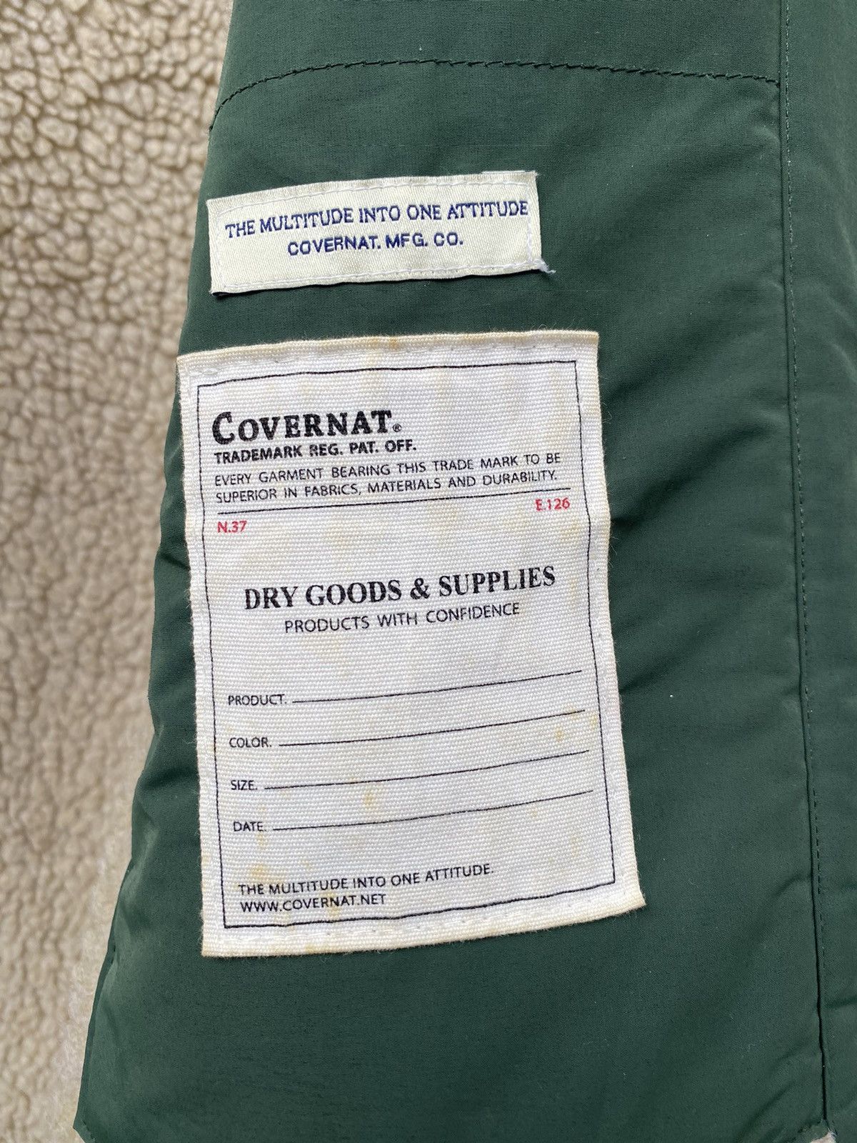 COVERNAT × Japanese Brand Japanese Streetwear COVERNAT “CVNAT UNION” Repro 60s Jacket Size US L / EU 52-54 / 3 - 11 Thumbnail
