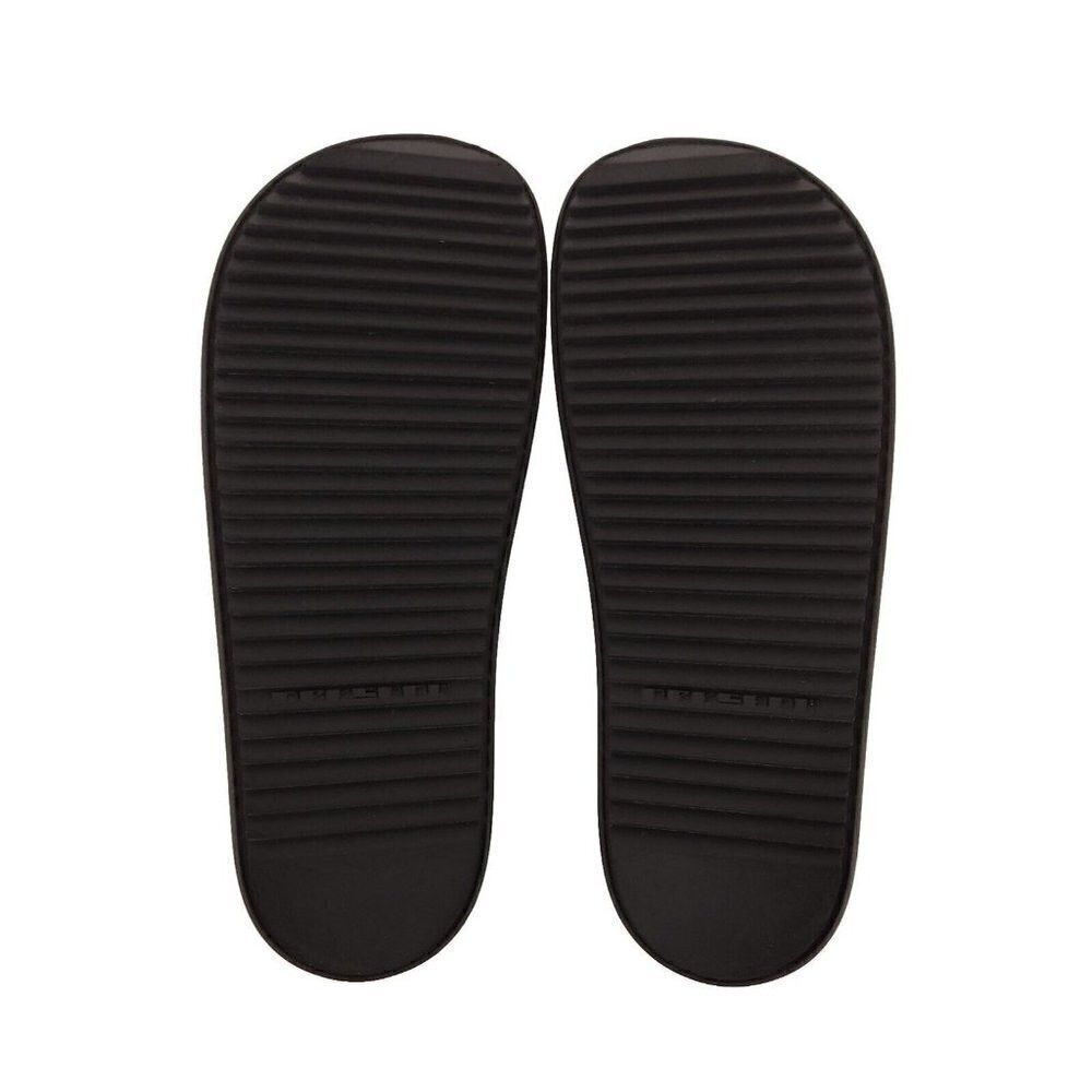 Rick Owens DRKSHDW Logo-print Rubber Slides 39 M6 W9 Black