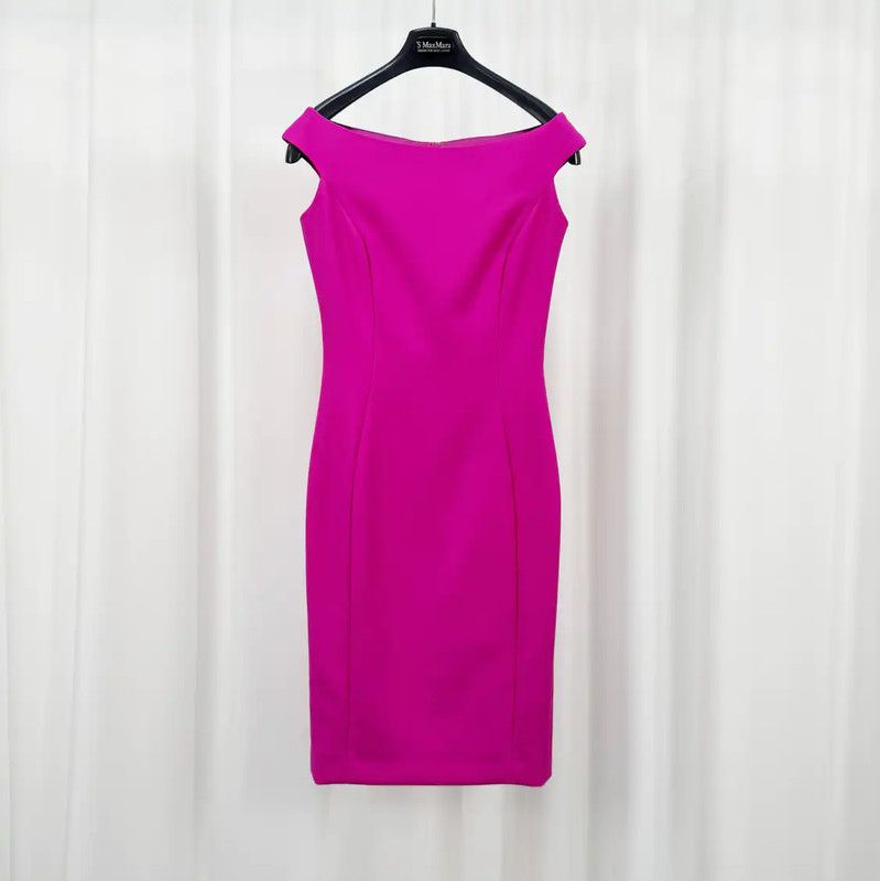 Dior Dior Summer Pink Wool Sleeveless Dress 0089 Size S / US 4 / IT 40 - 1 Thumbnail