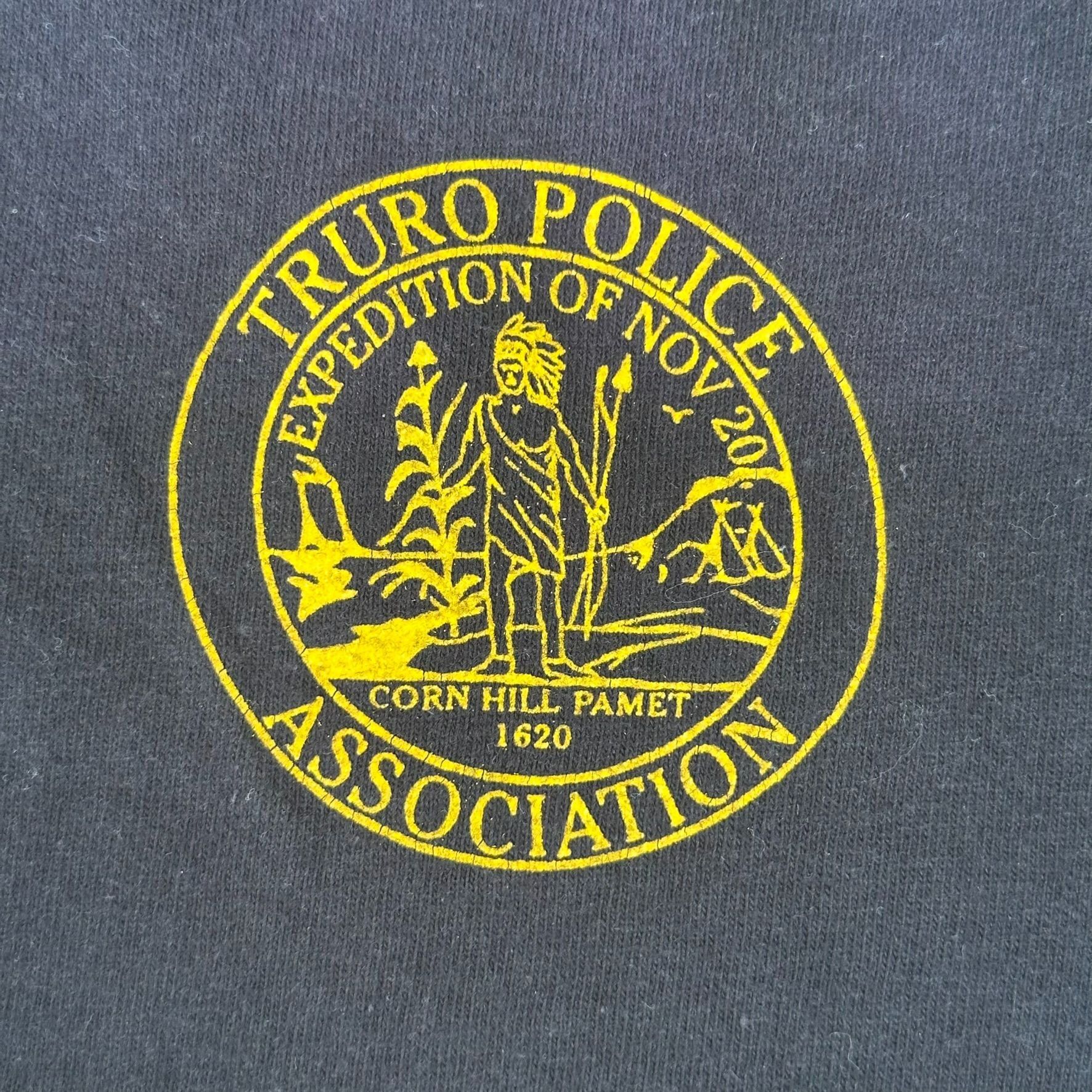 Vintage Vintage 90s Truro Police Association Enforcers T-Shirt Singl Size US L / EU 52-54 / 3 - 2 Thumbnail